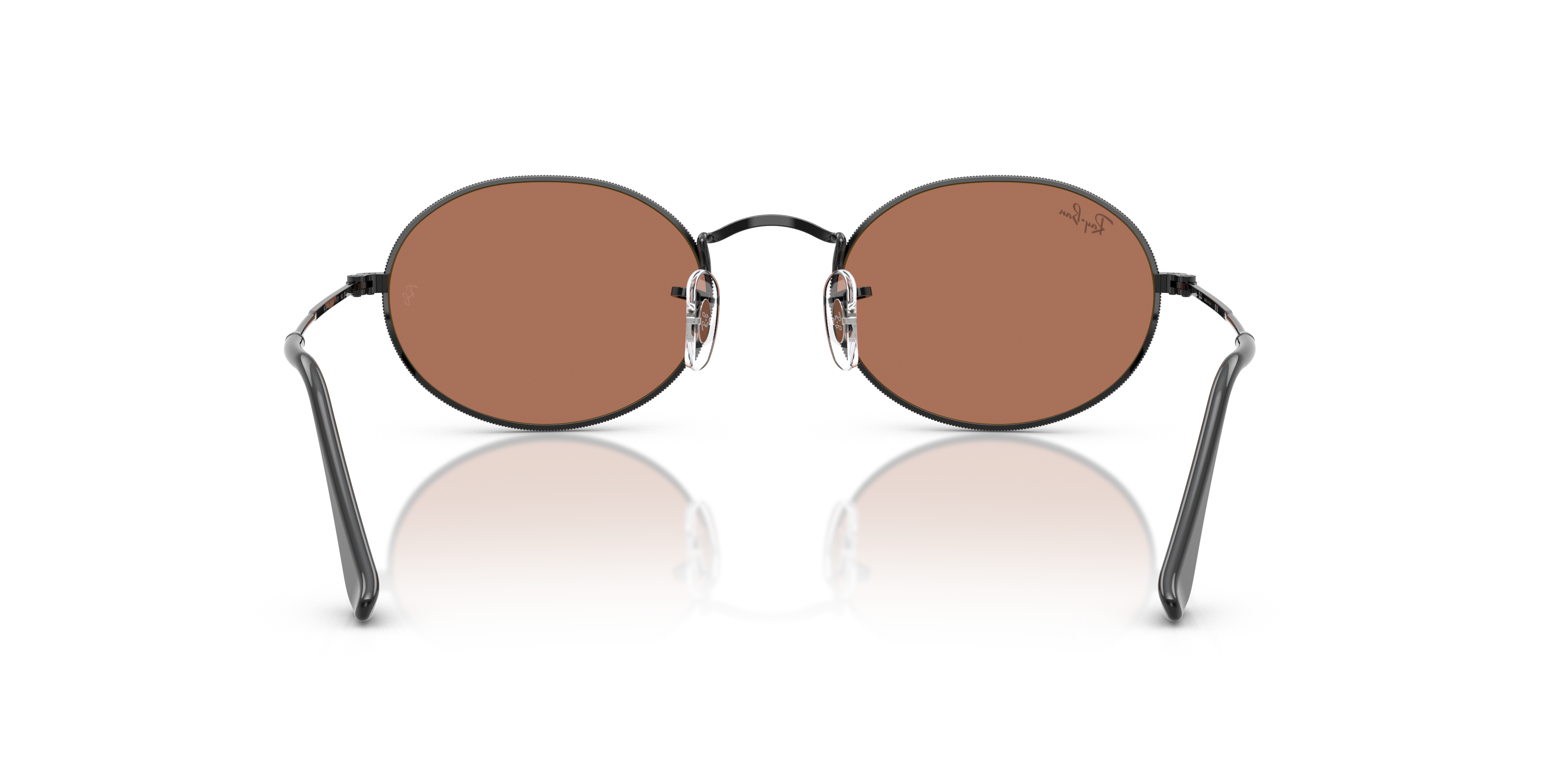 UNISEX SUNGLASSES RAY-BAN RB 3547N OVAL 001 GOLD CALIBER 48 