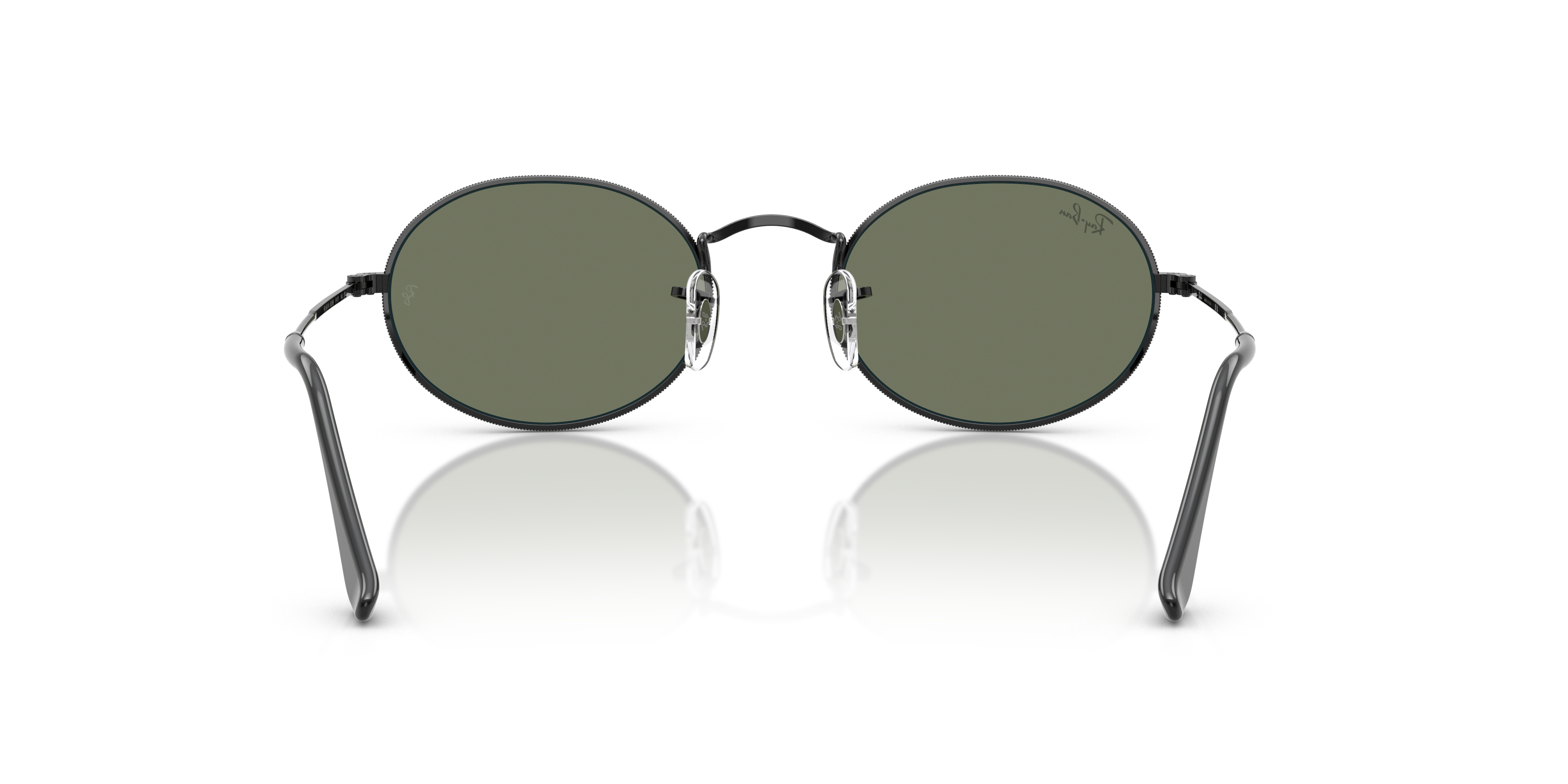 UNISEX SUNGLASSES RAY-BAN RB 3547N OVAL 001 GOLD CALIBER 48 