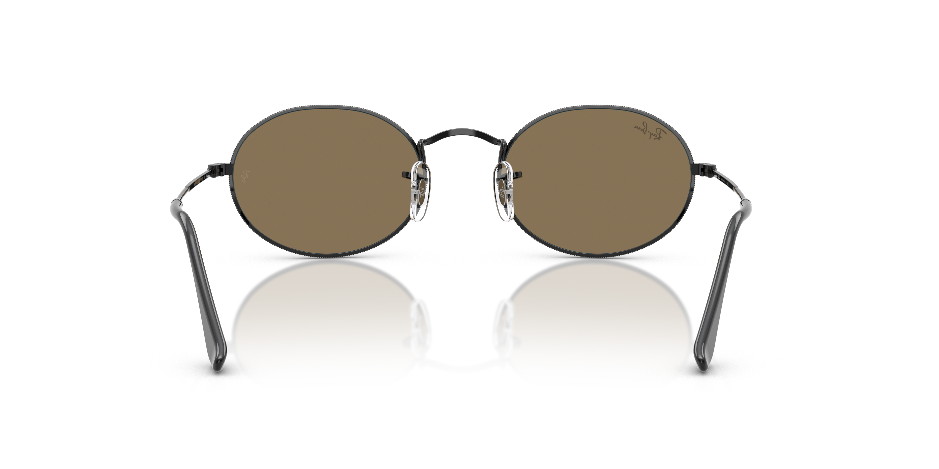 UNISEX SUNGLASSES RAY-BAN RB 3547N OVAL 001 GOLD CALIBER 48 