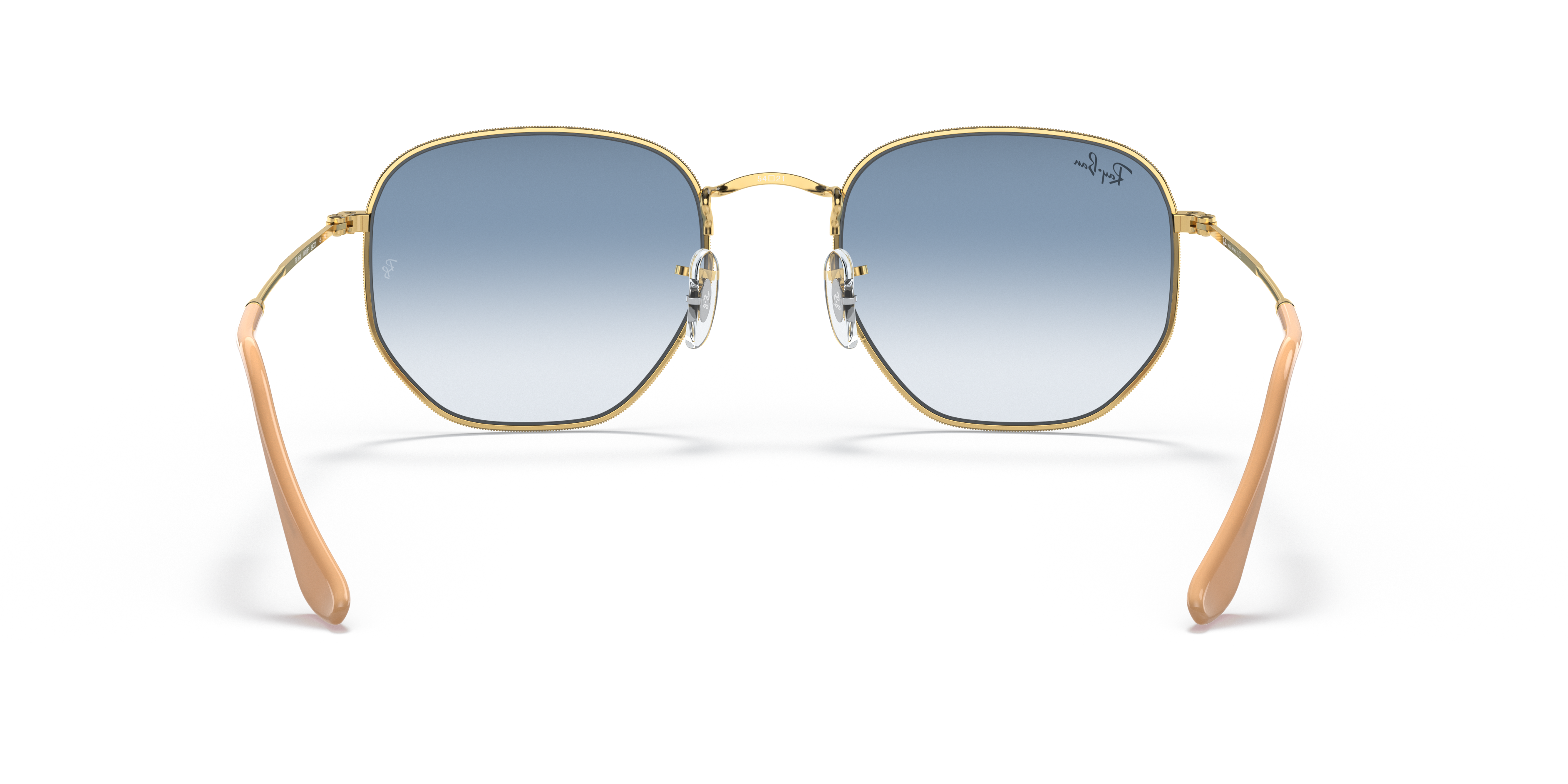 Occhiali da Sole Ray-Ban Hexagonal Arista Gold Unisex - 0RB3548