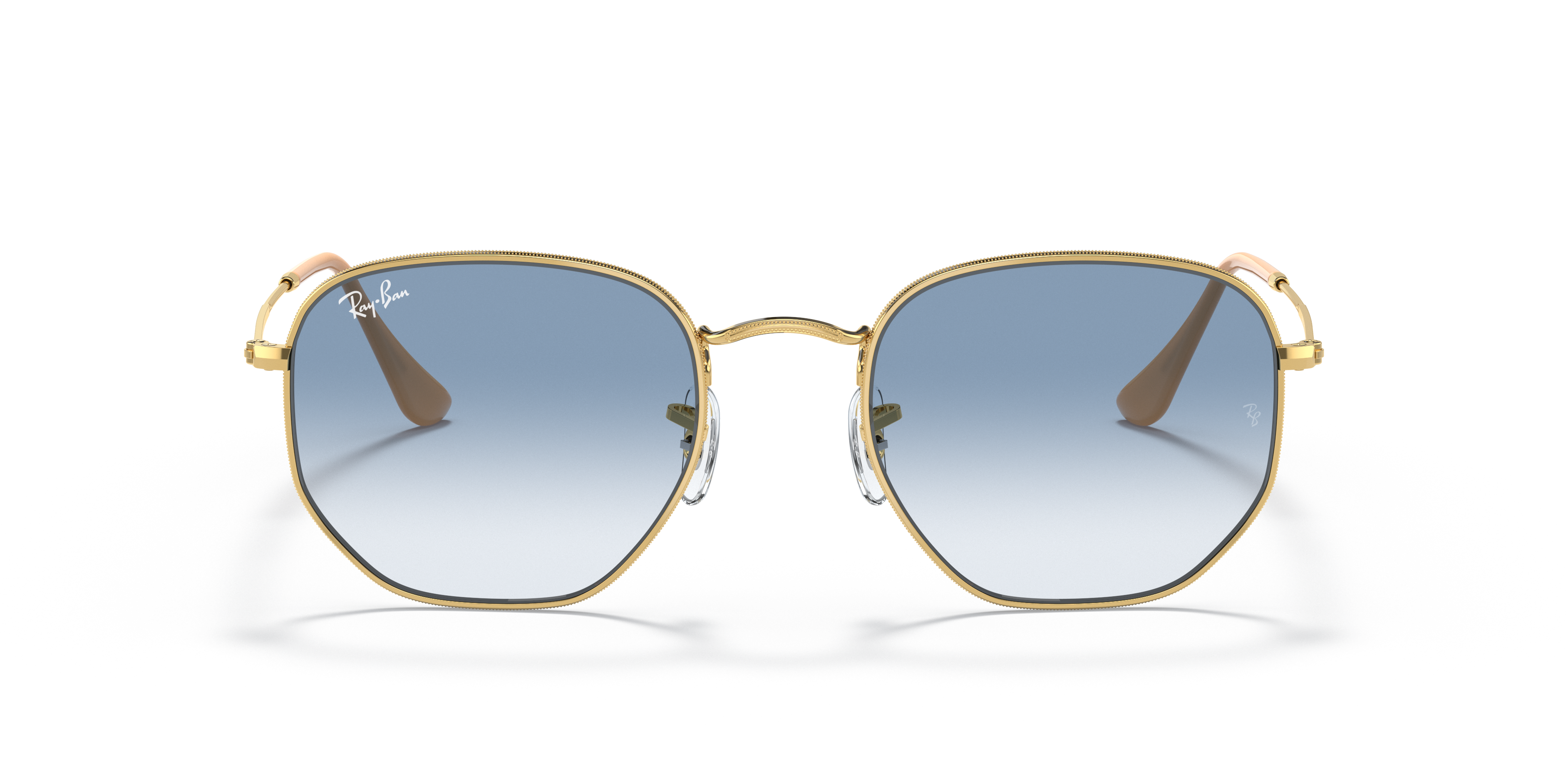 Occhiali da Sole Ray-Ban Hexagonal Arista Gold Unisex - 0RB3548