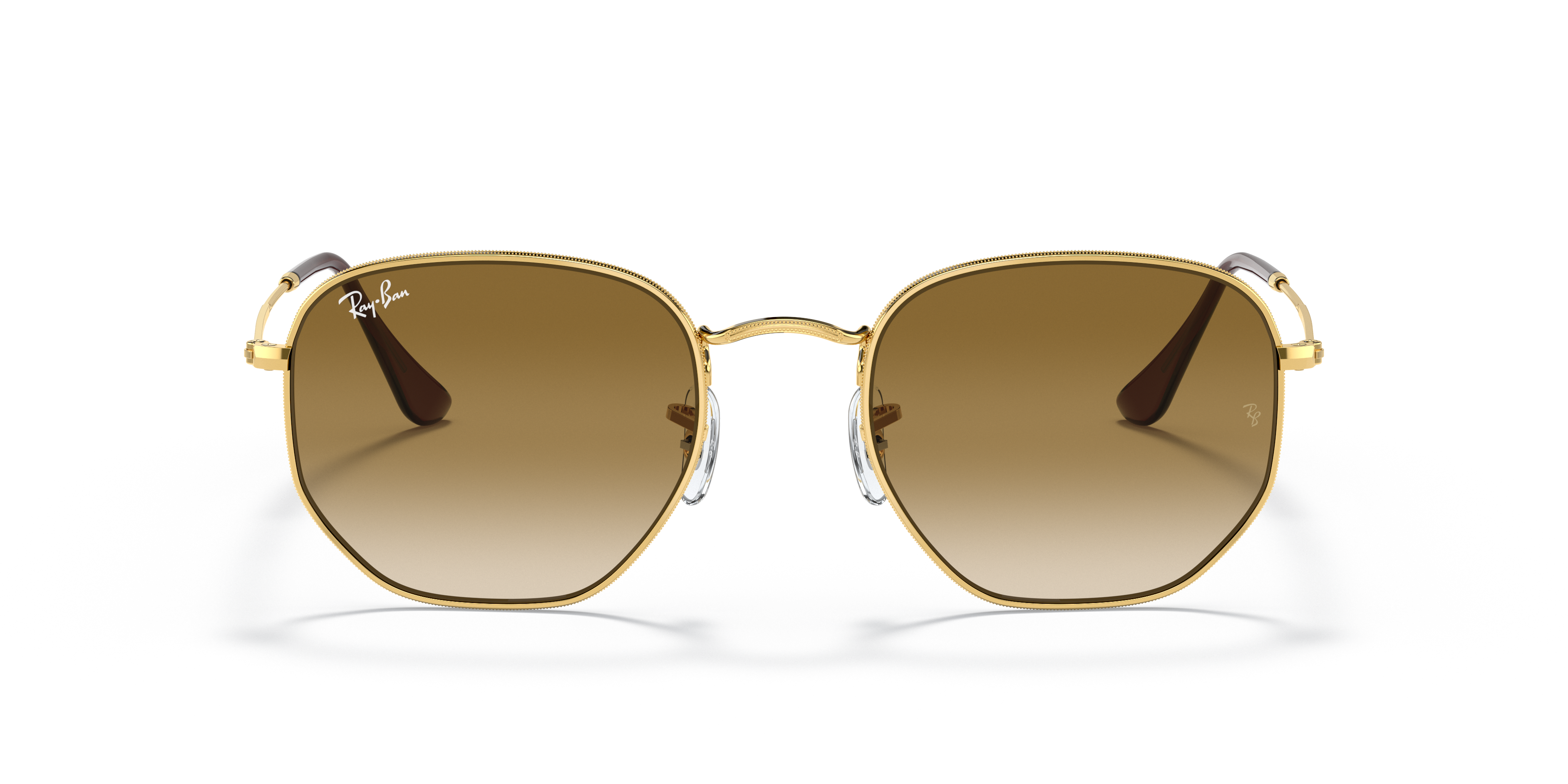 Occhiali da Sole Ray-Ban Hexagonal Arista Gold Unisex - 0RB3548