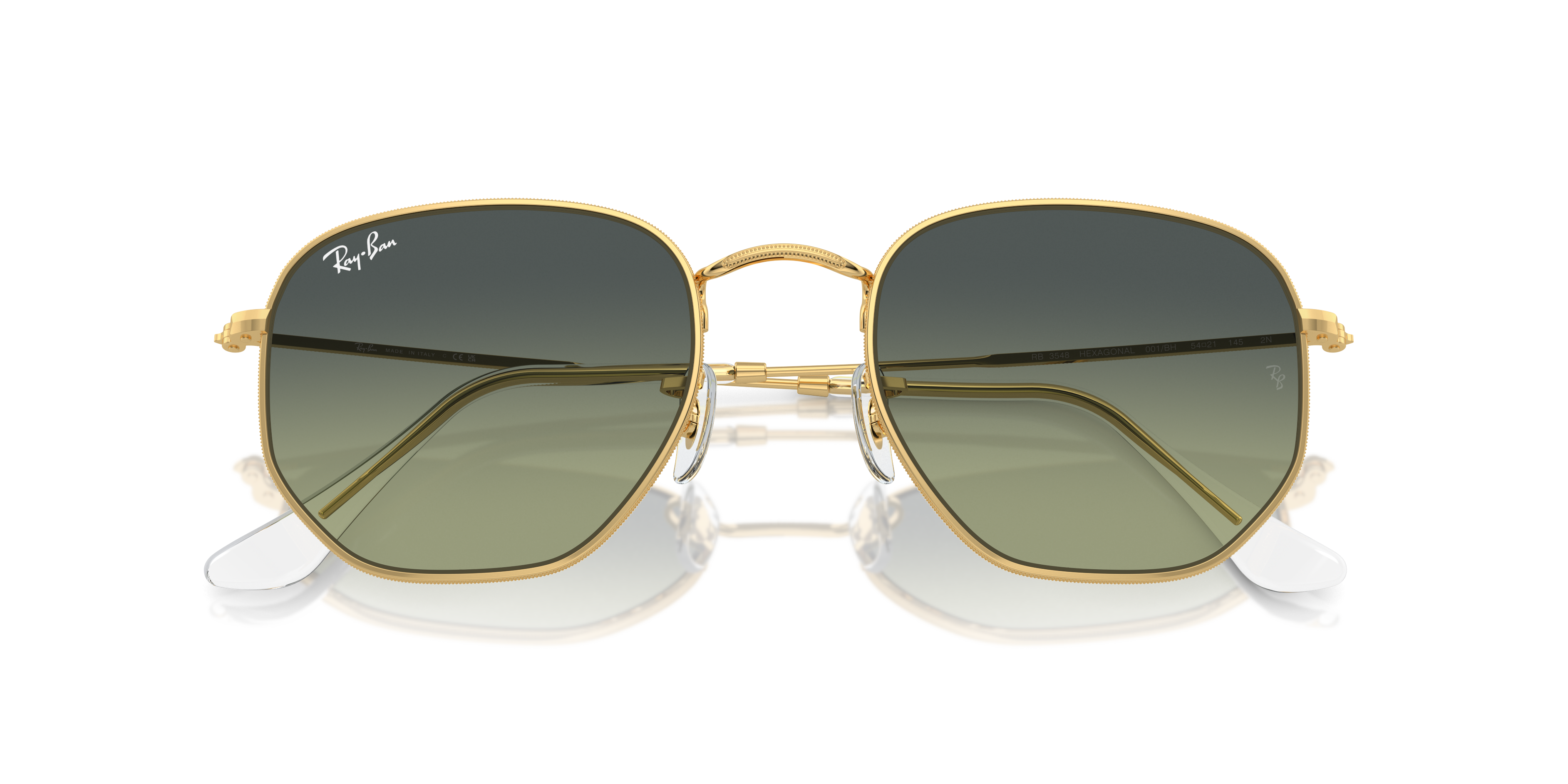 Occhiali da Sole Ray-Ban Hexagonal Arista Gold Unisex - 0RB3548