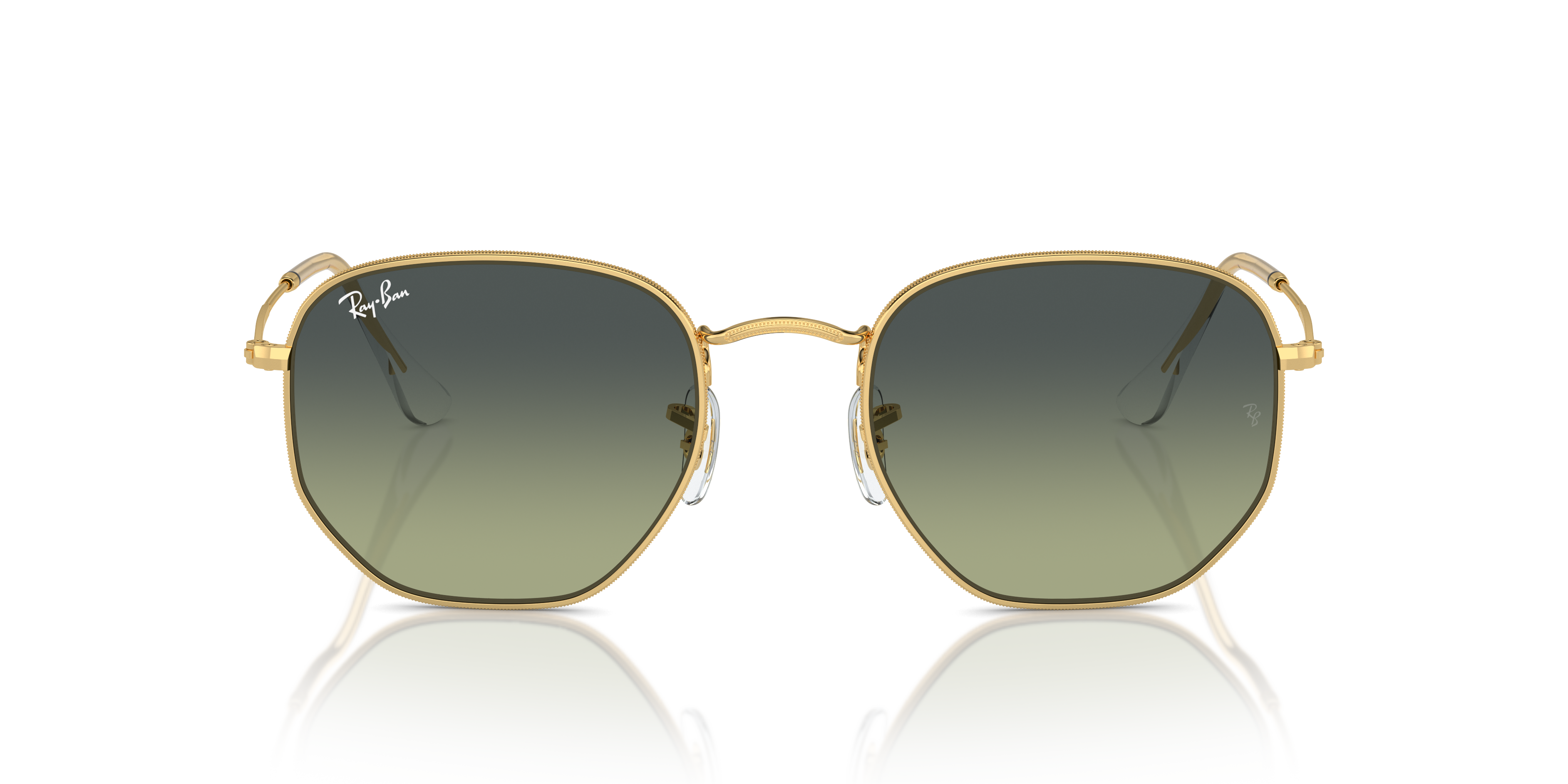 Occhiali da Sole Ray-Ban Hexagonal Arista Gold Unisex - 0RB3548