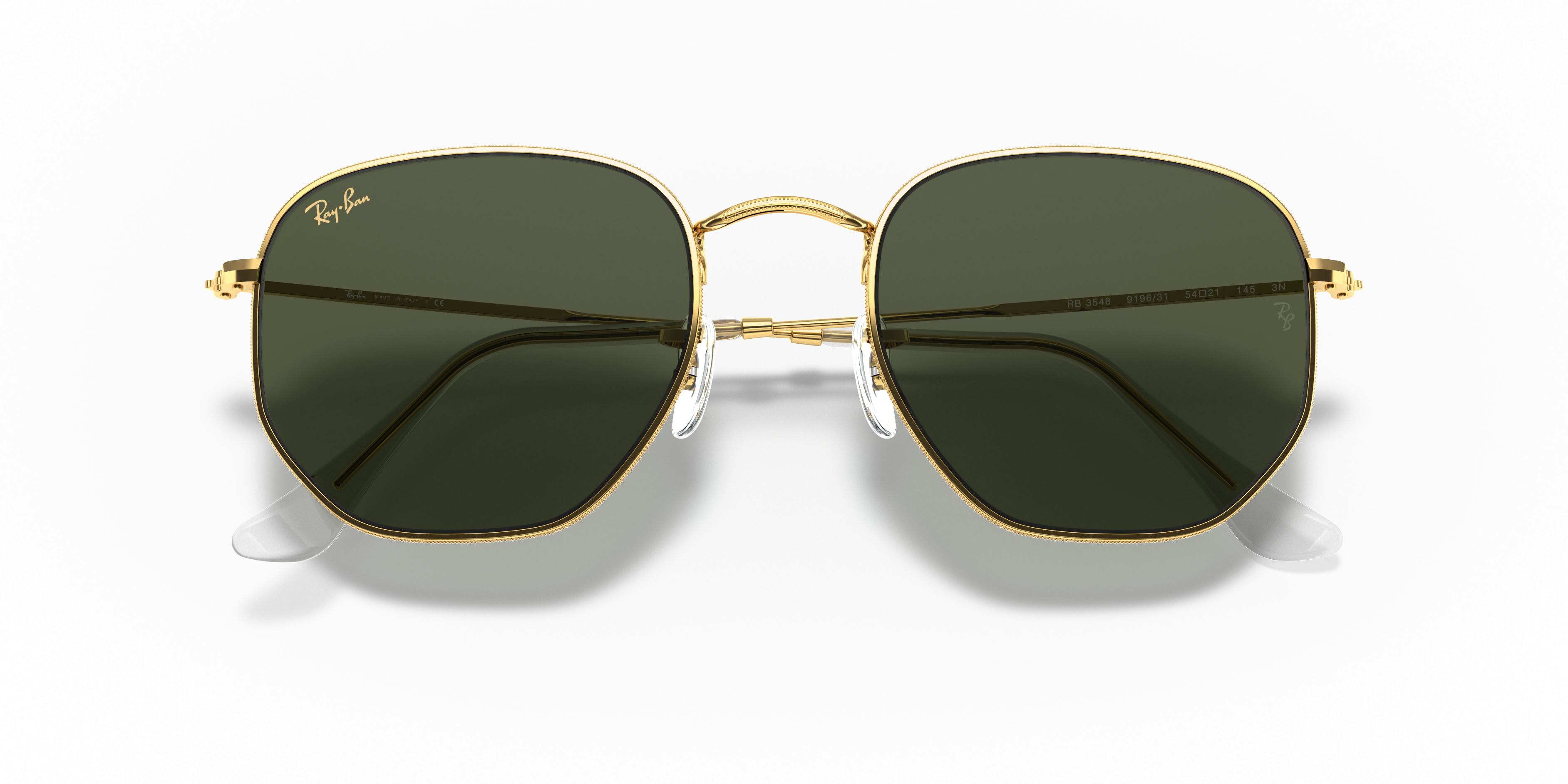 Occhiali da Sole Ray-Ban Hexagonal Arista Gold Unisex - 0RB3548