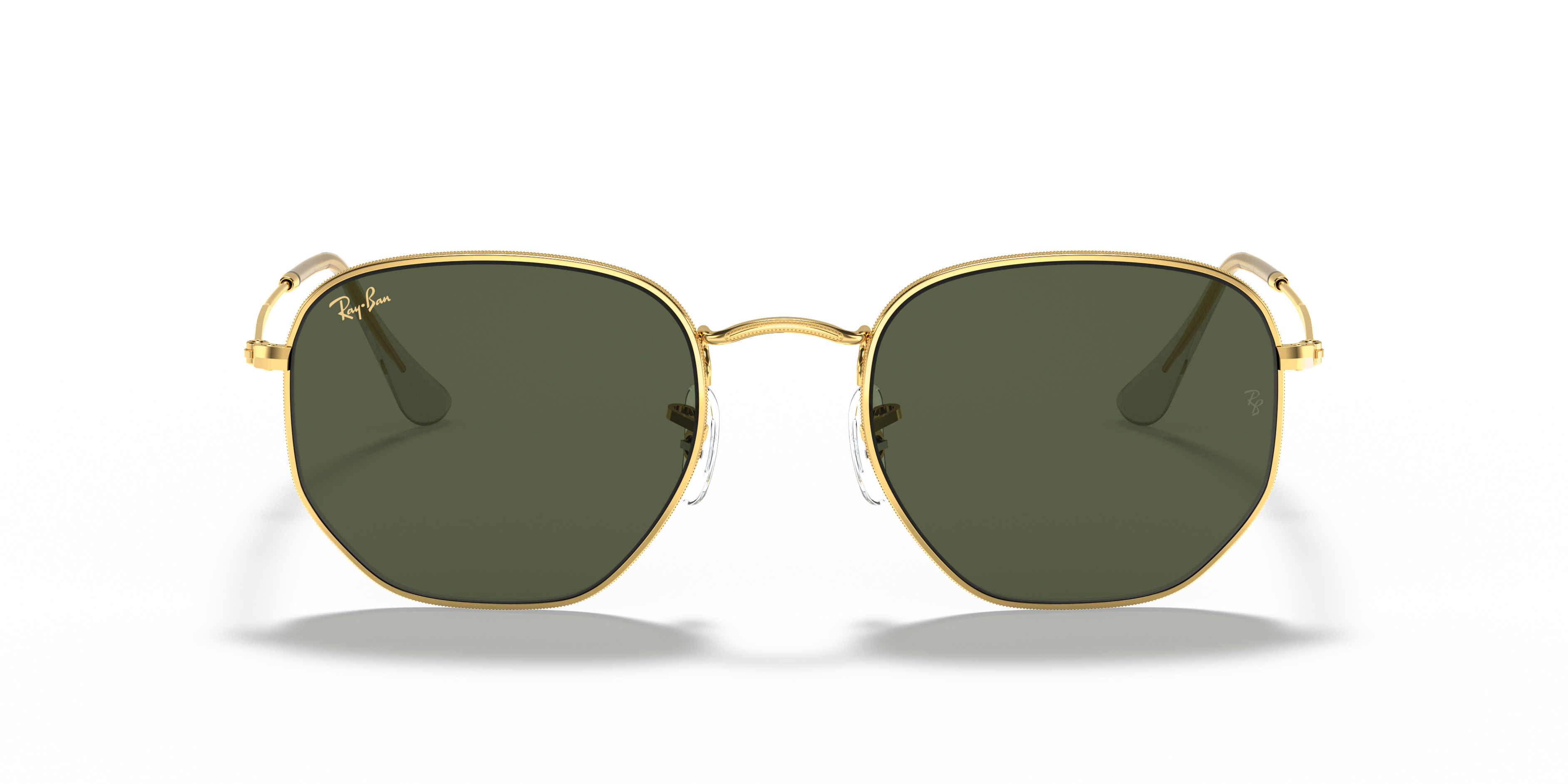 Occhiali da Sole Ray-Ban Hexagonal Arista Gold Unisex - 0RB3548
