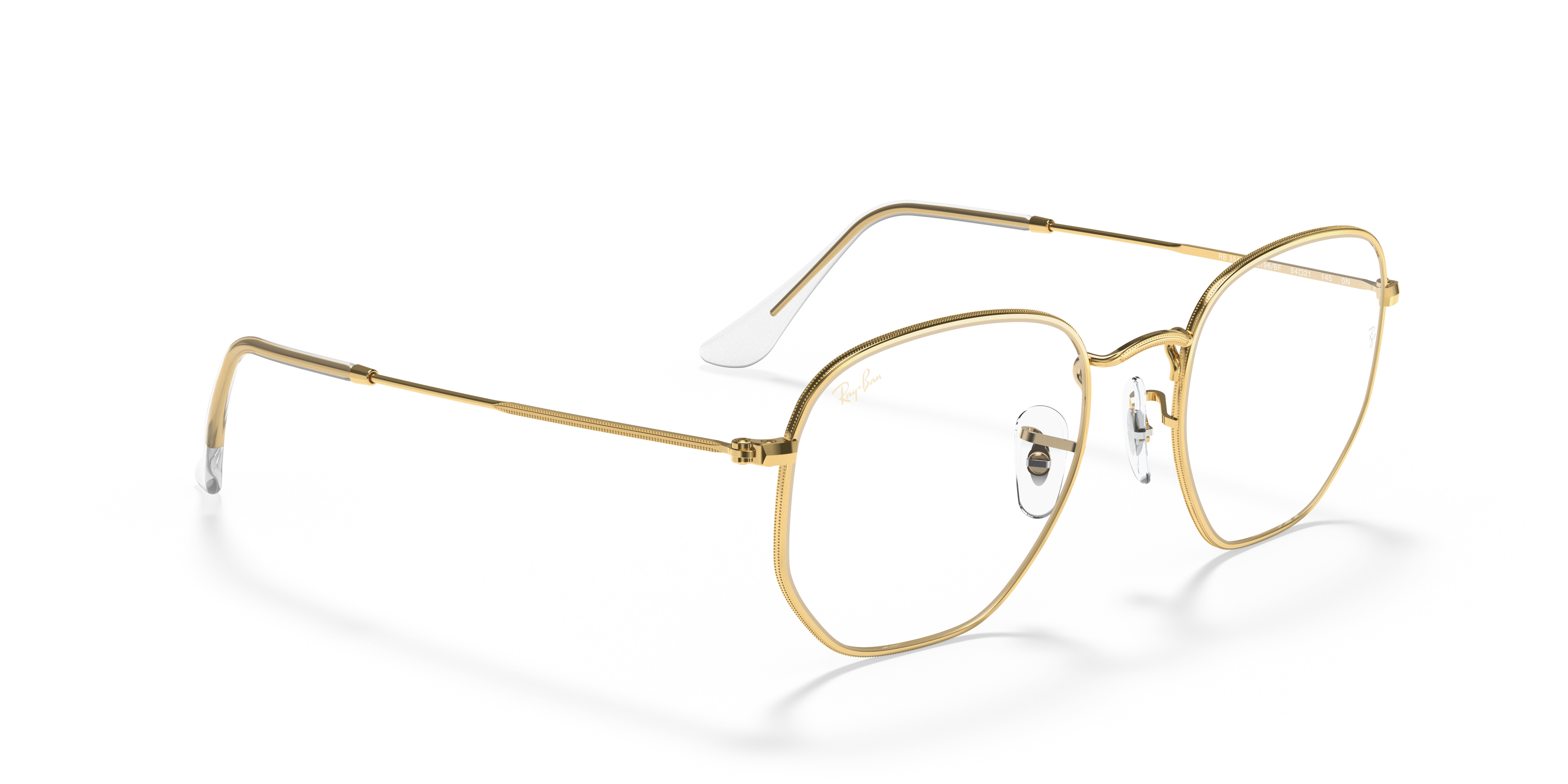 Occhiali da Sole Ray-Ban Hexagonal Arista Gold Unisex - 0RB3548