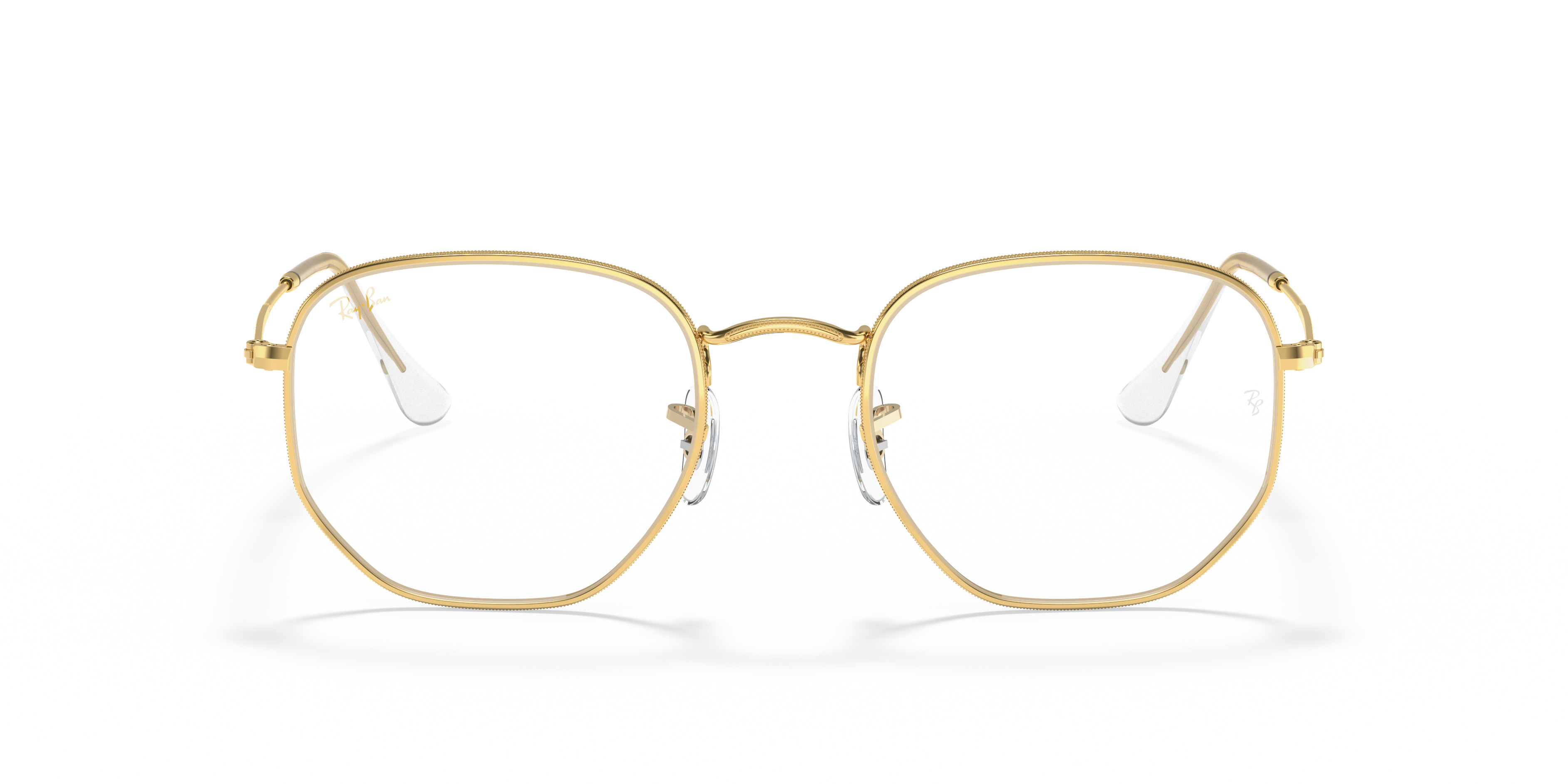 Occhiali da Sole Ray-Ban Hexagonal Arista Gold Unisex - 0RB3548