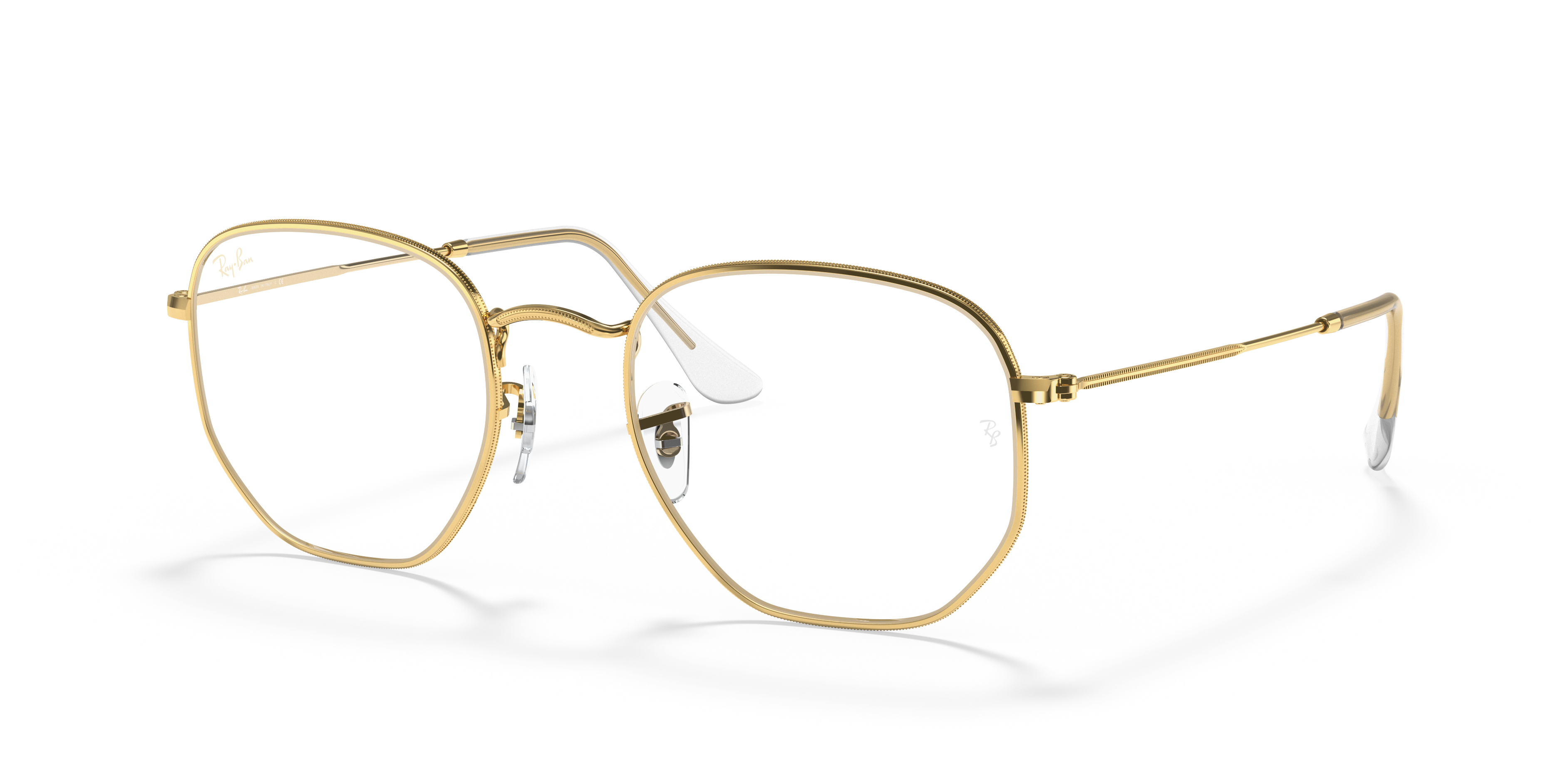 Occhiali da Sole Ray-Ban Hexagonal Arista Gold Unisex - 0RB3548