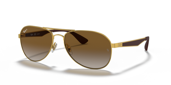 Occhiali da sole Ray-Ban RB3549 Arista Gold originali