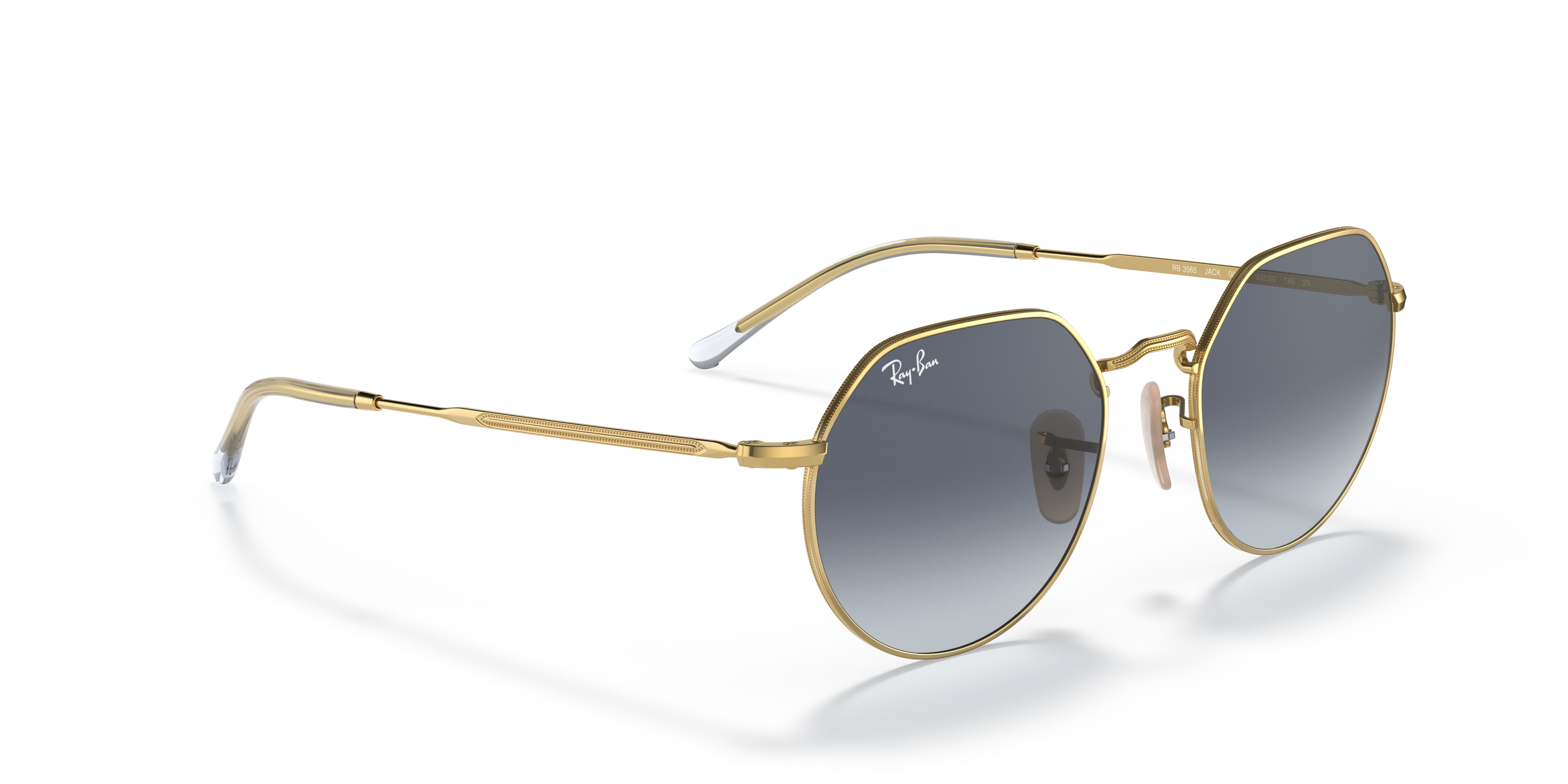 UNISEX SUNGLASSES RAY-BAN RB 3565 JACK 001/86 ARISTA CALIBER 51 