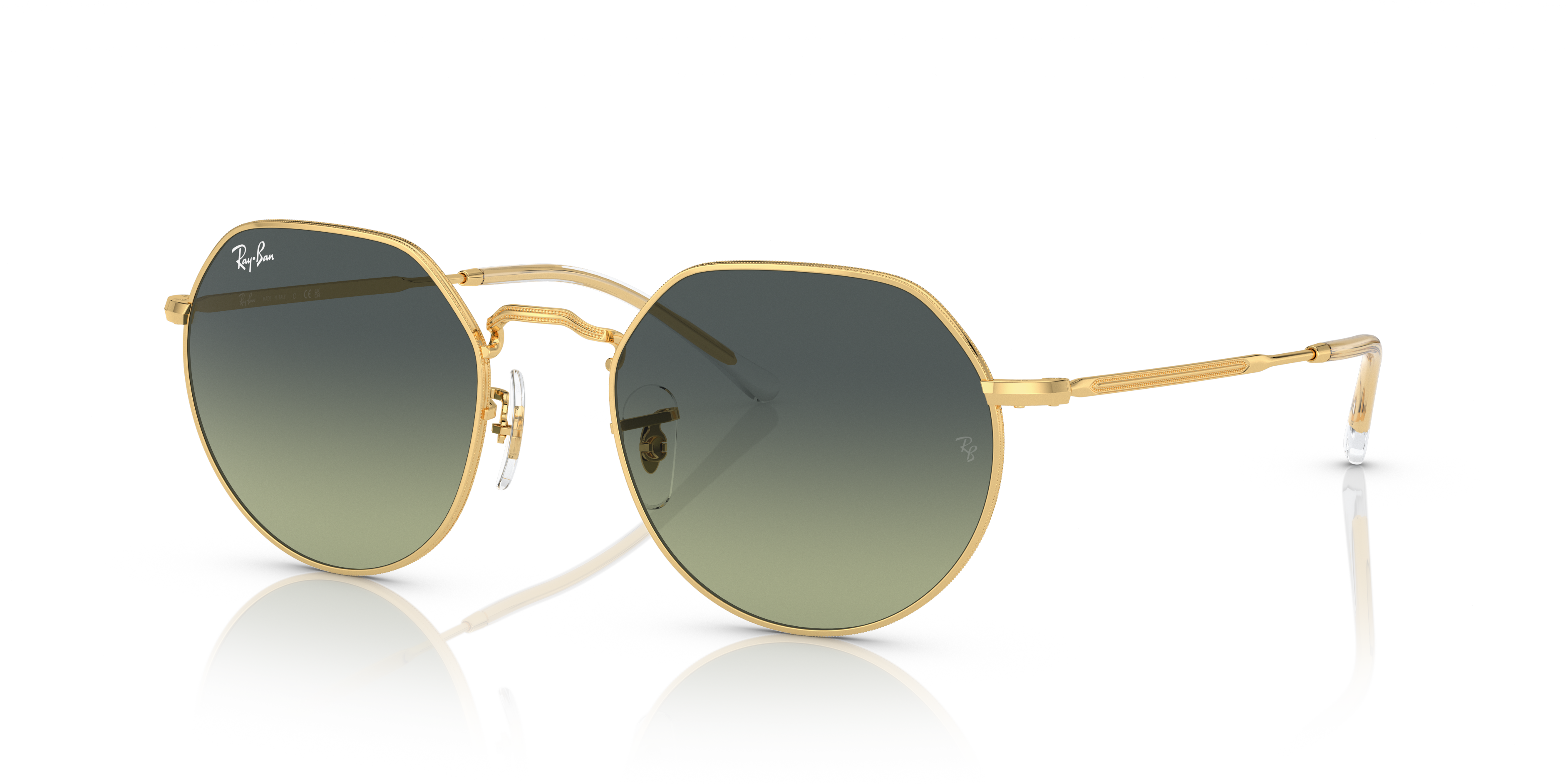 UNISEX SUNGLASSES RAY-BAN RB 3565 JACK 001/86 ARISTA CALIBER 51 