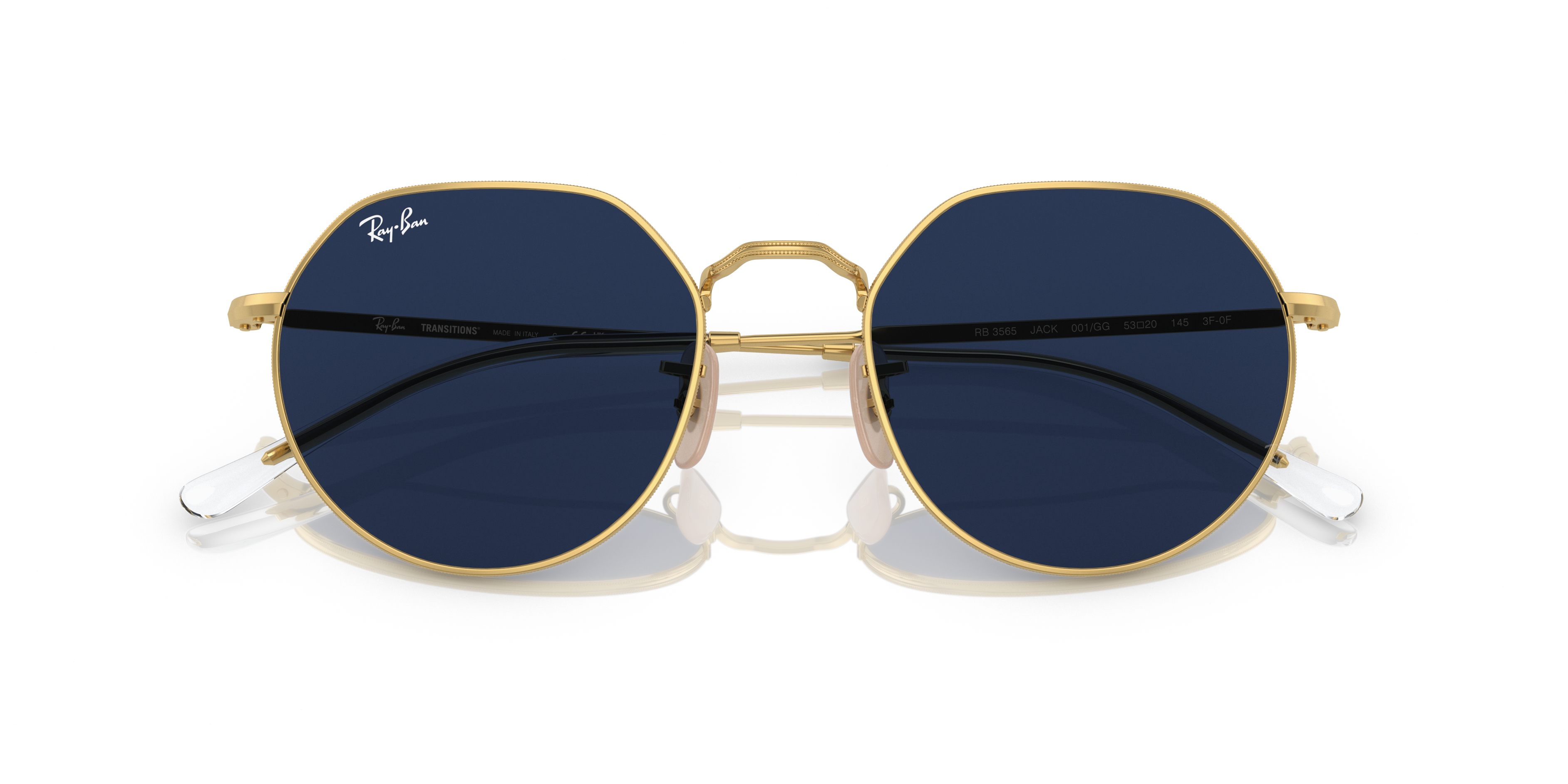 UNISEX SUNGLASSES RAY-BAN RB 3565 JACK 001/86 ARISTA CALIBER 51 