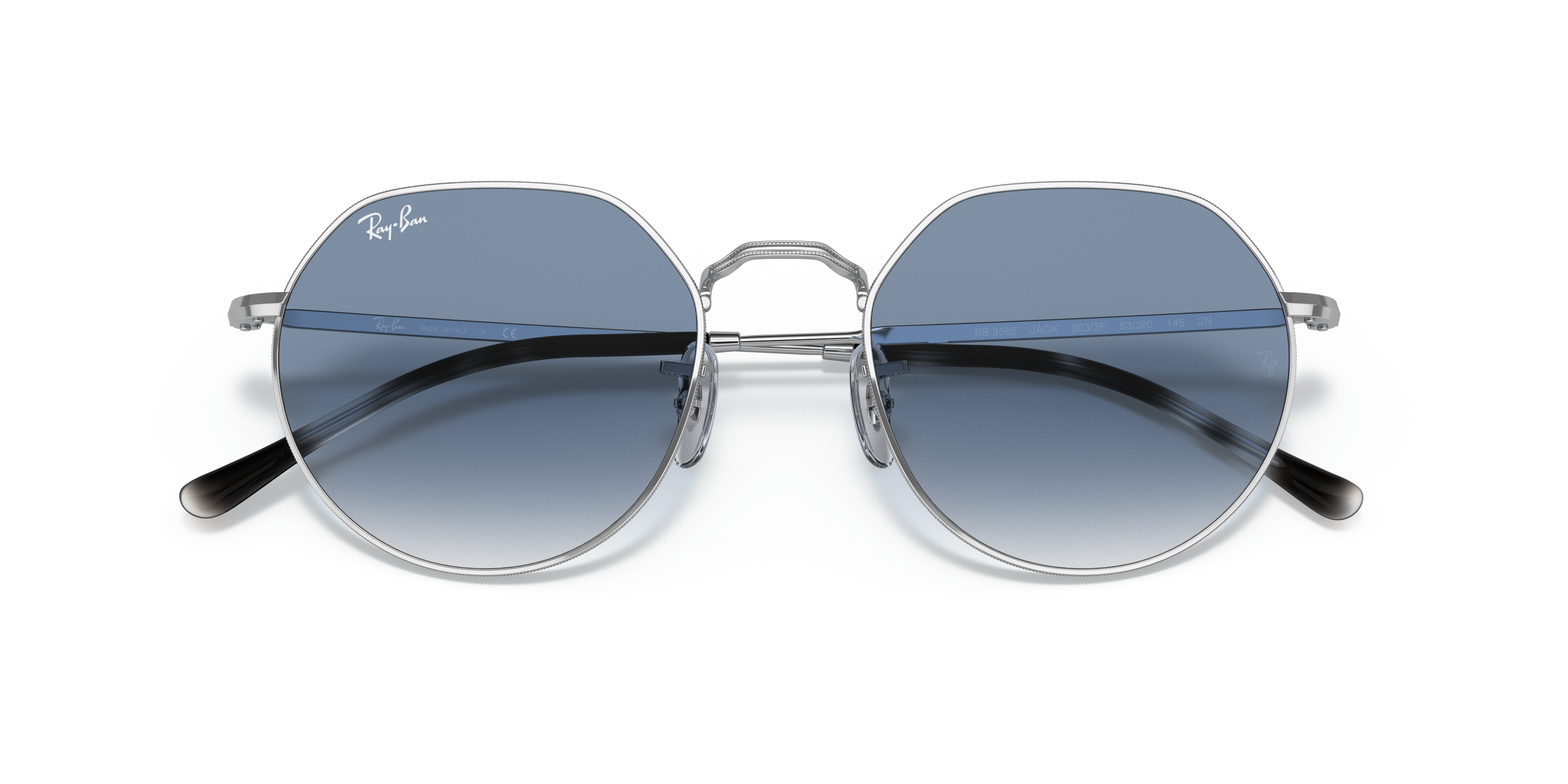 UNISEX SUNGLASSES RAY-BAN RB 3565 JACK 001/86 ARISTA CALIBER 51 