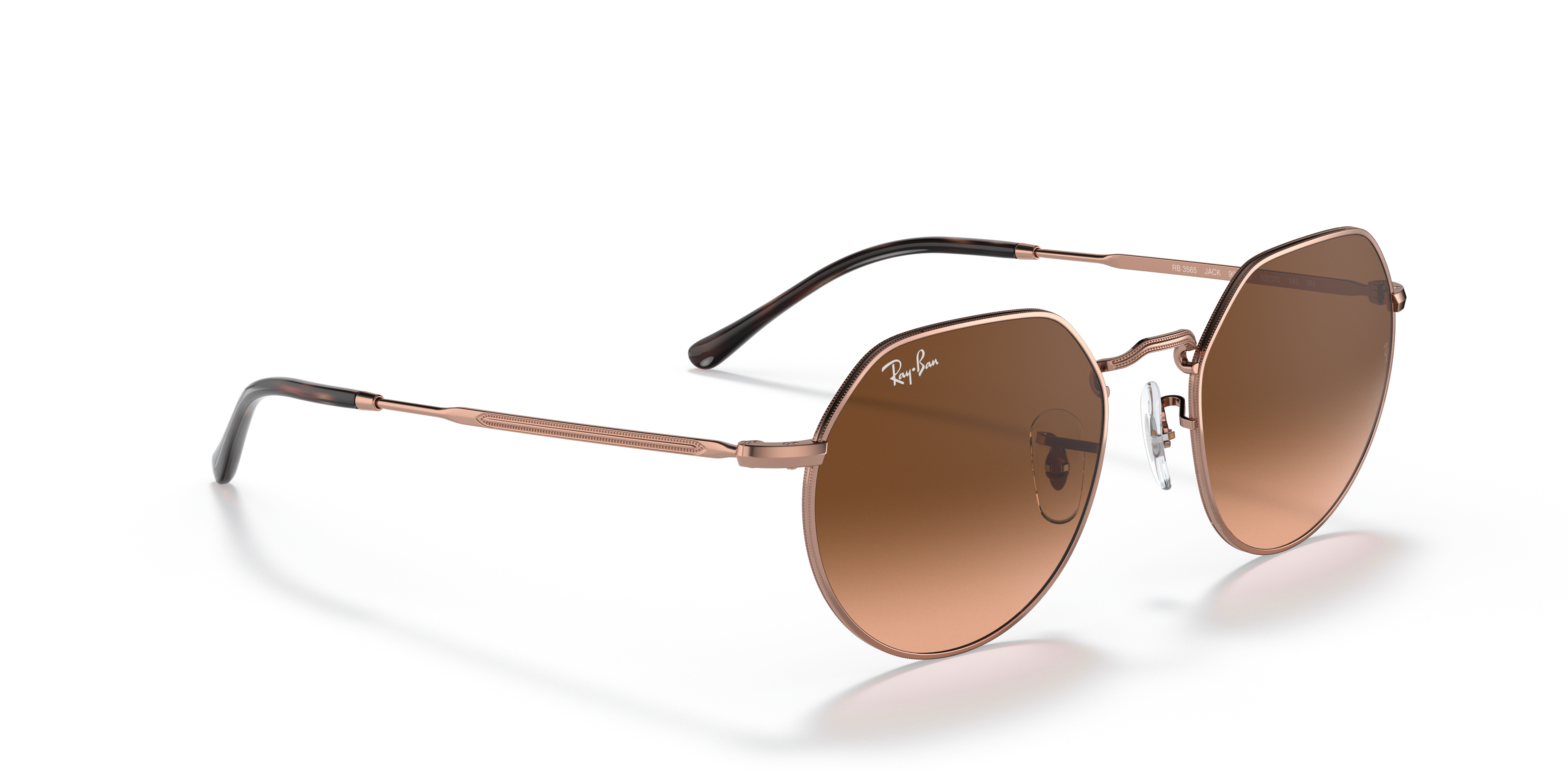 UNISEX SUNGLASSES RAY-BAN RB 3565 JACK 001/86 ARISTA CALIBER 51 