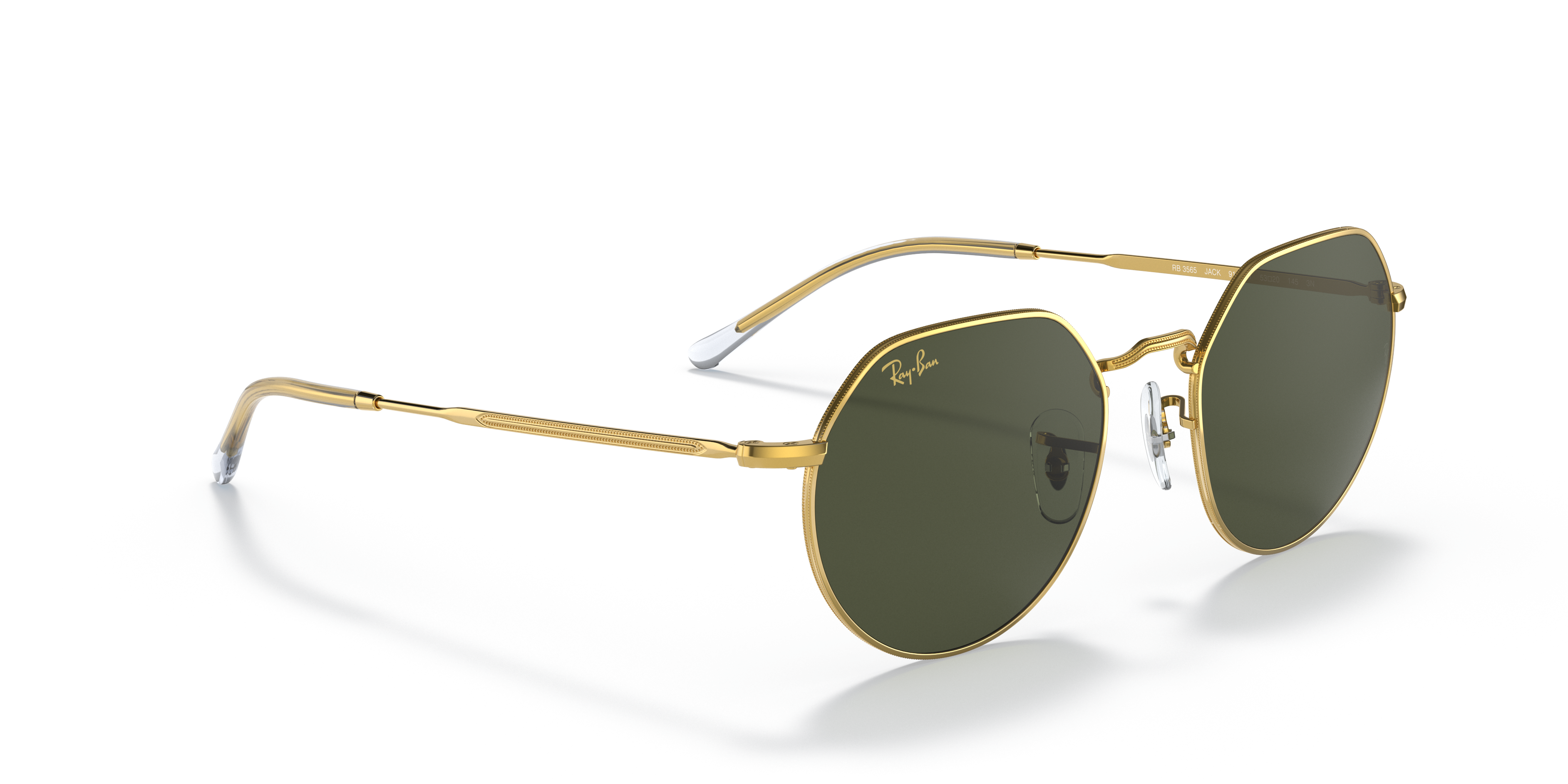 UNISEX SUNGLASSES RAY-BAN RB 3565 JACK 001/86 ARISTA CALIBER 51 