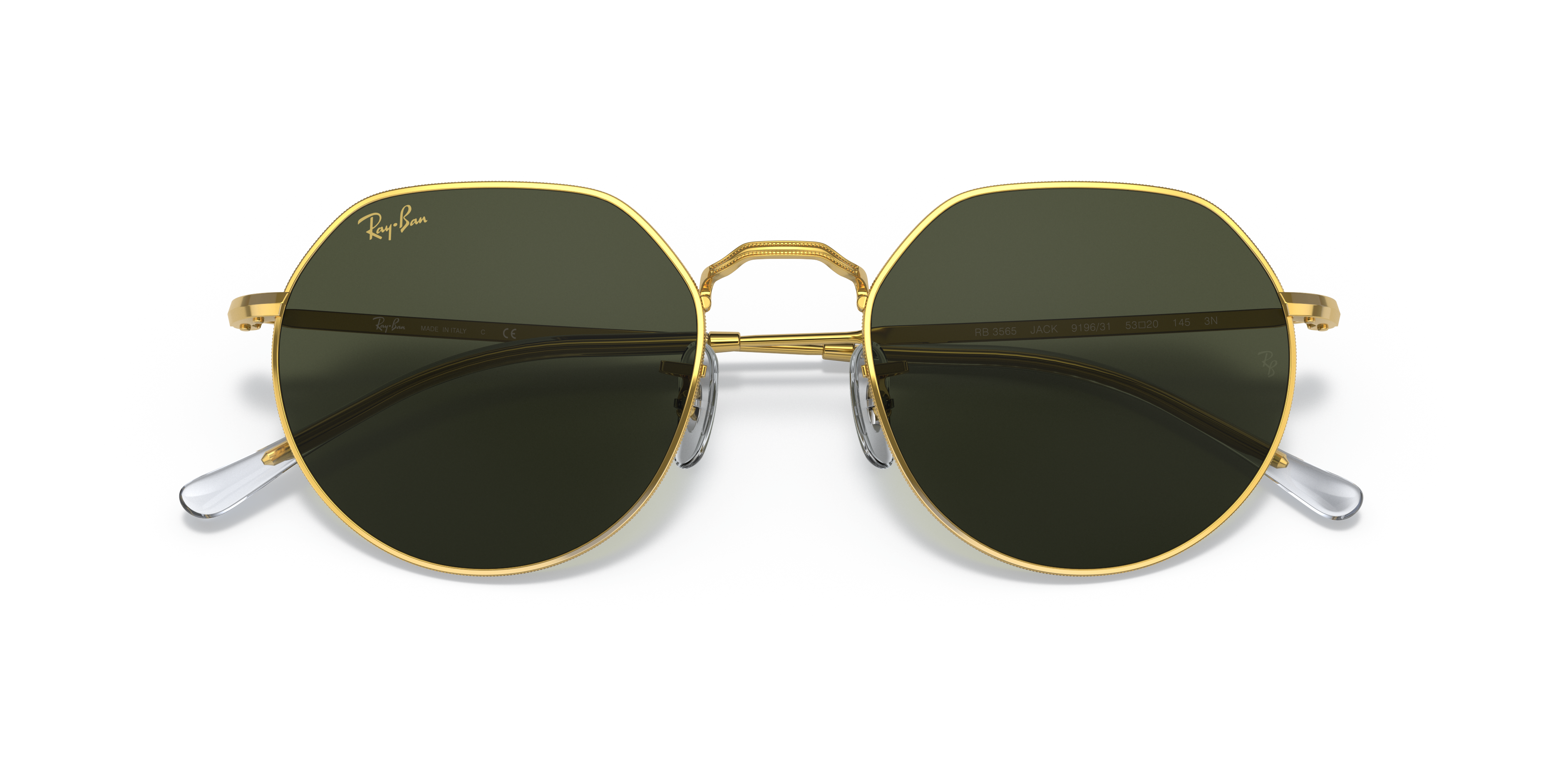 UNISEX SUNGLASSES RAY-BAN RB 3565 JACK 001/86 ARISTA CALIBER 51 