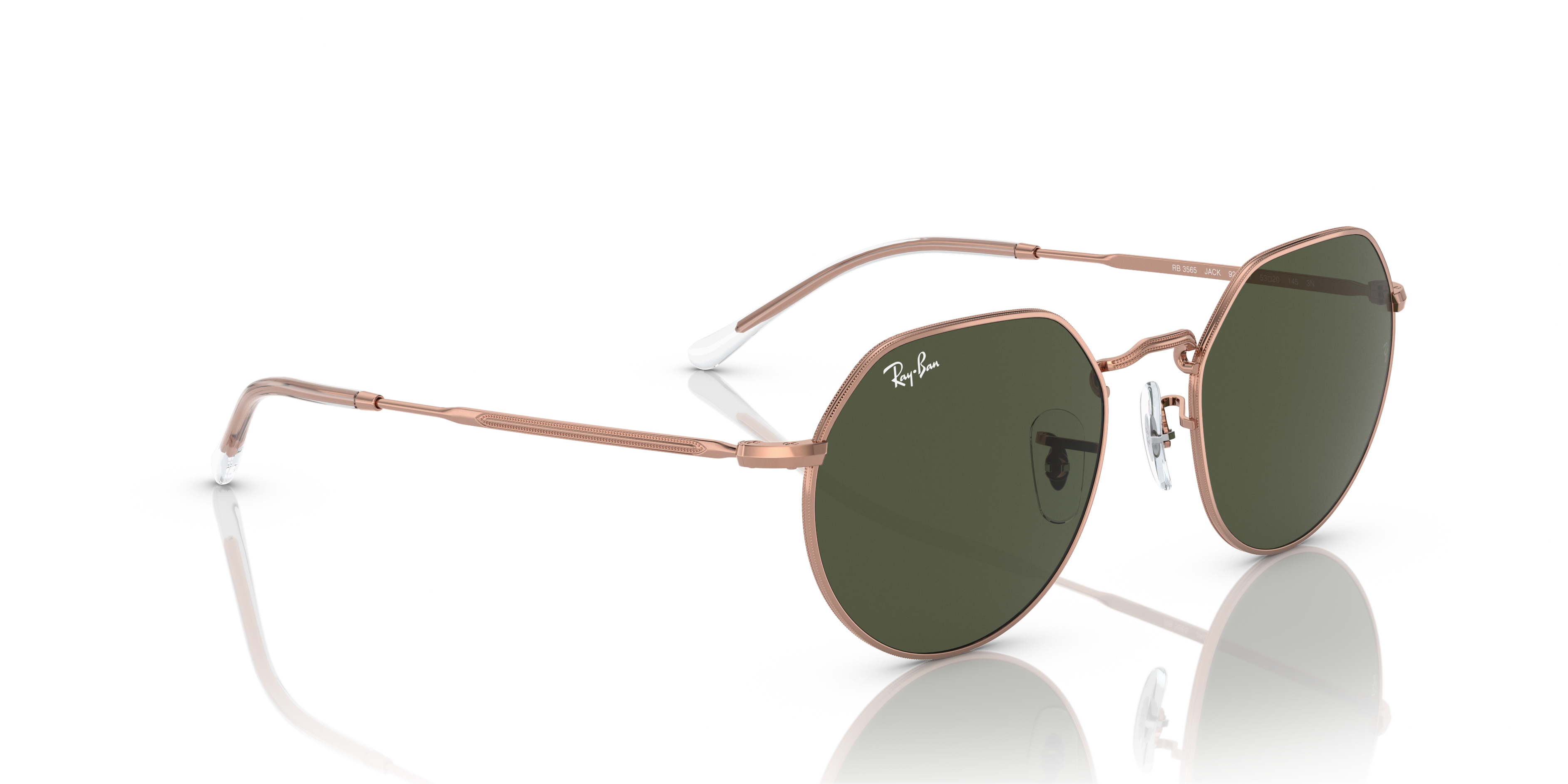 UNISEX SUNGLASSES RAY-BAN RB 3565 JACK 001/86 ARISTA CALIBER 51 