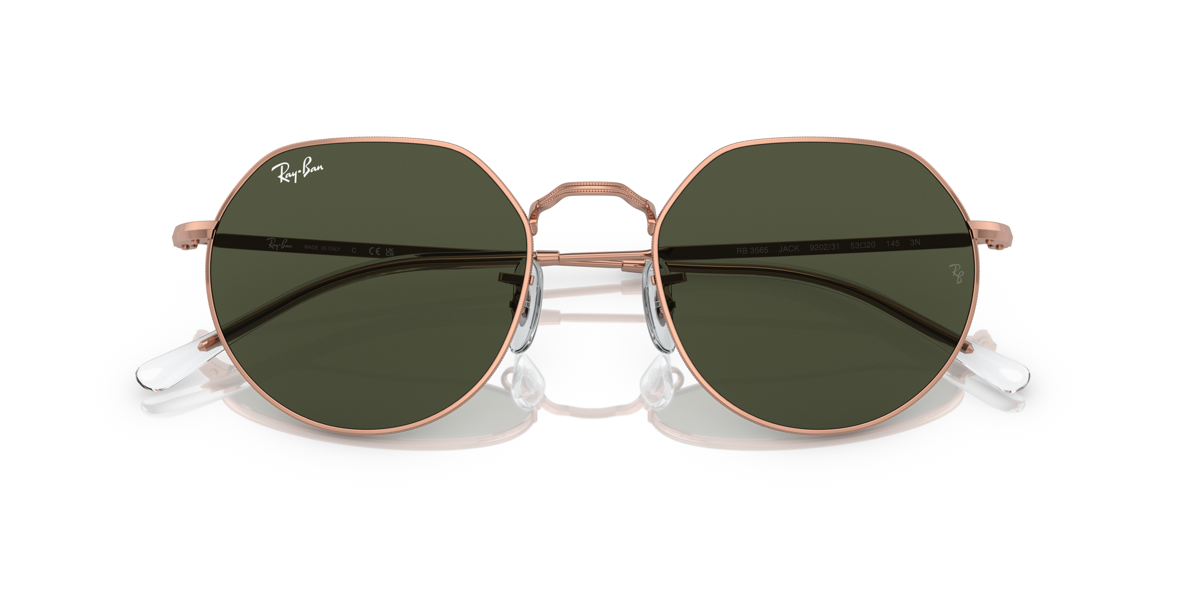 UNISEX SUNGLASSES RAY-BAN RB 3565 JACK 001/86 ARISTA CALIBER 51 