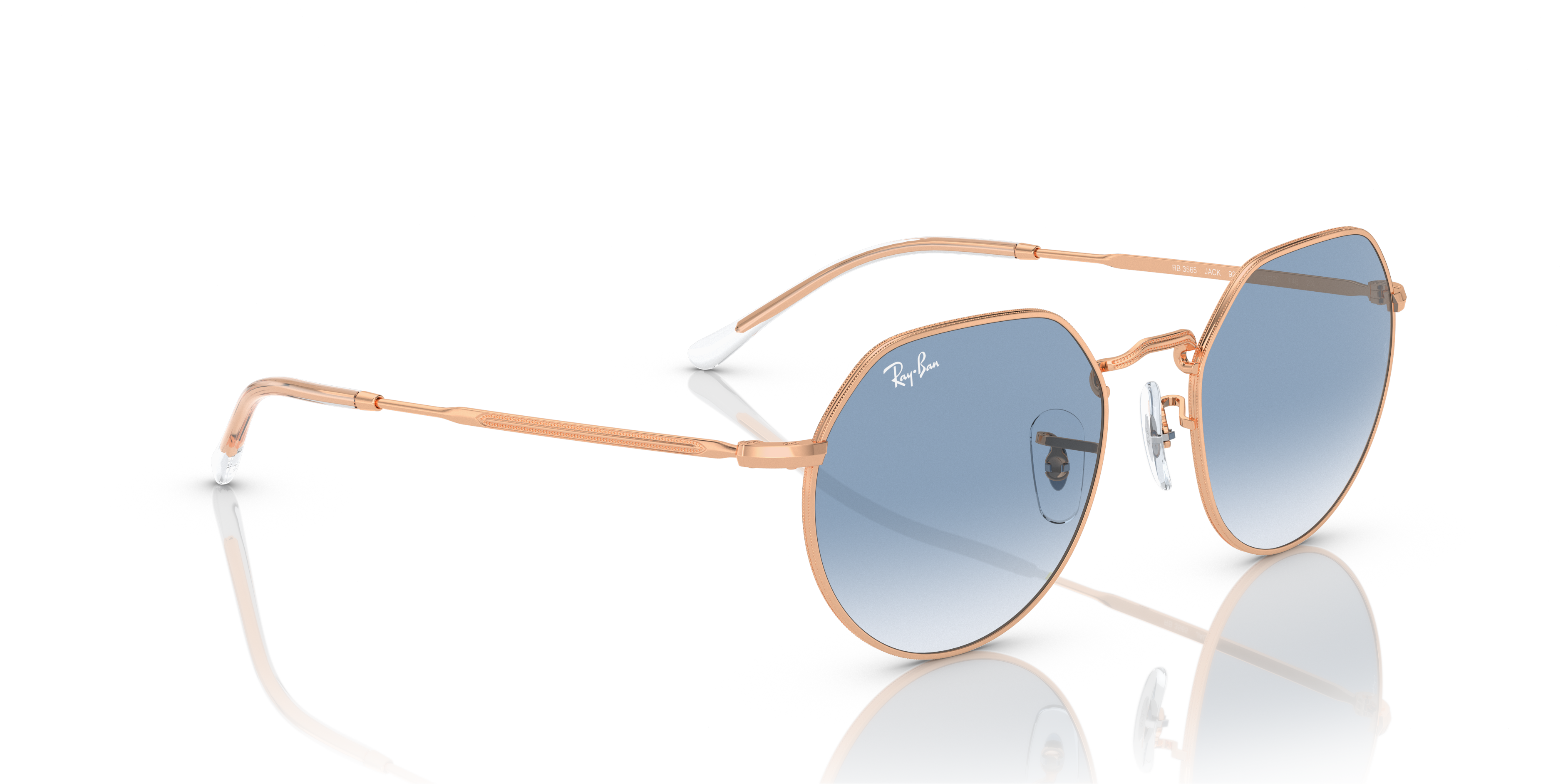 UNISEX SUNGLASSES RAY-BAN RB 3565 JACK 001/86 ARISTA CALIBER 51 