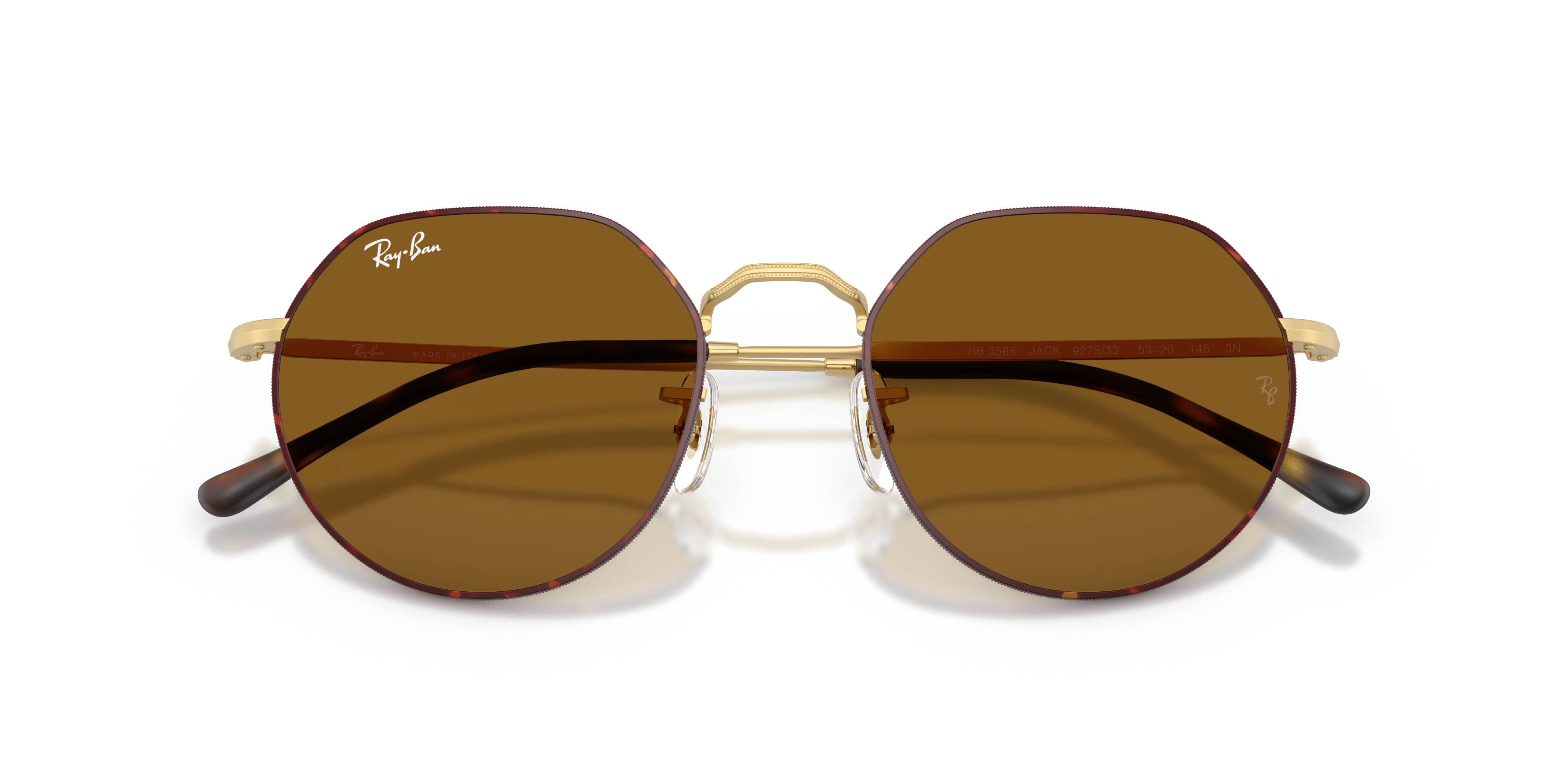 UNISEX SUNGLASSES RAY-BAN RB 3565 JACK 001/86 ARISTA CALIBER 51 