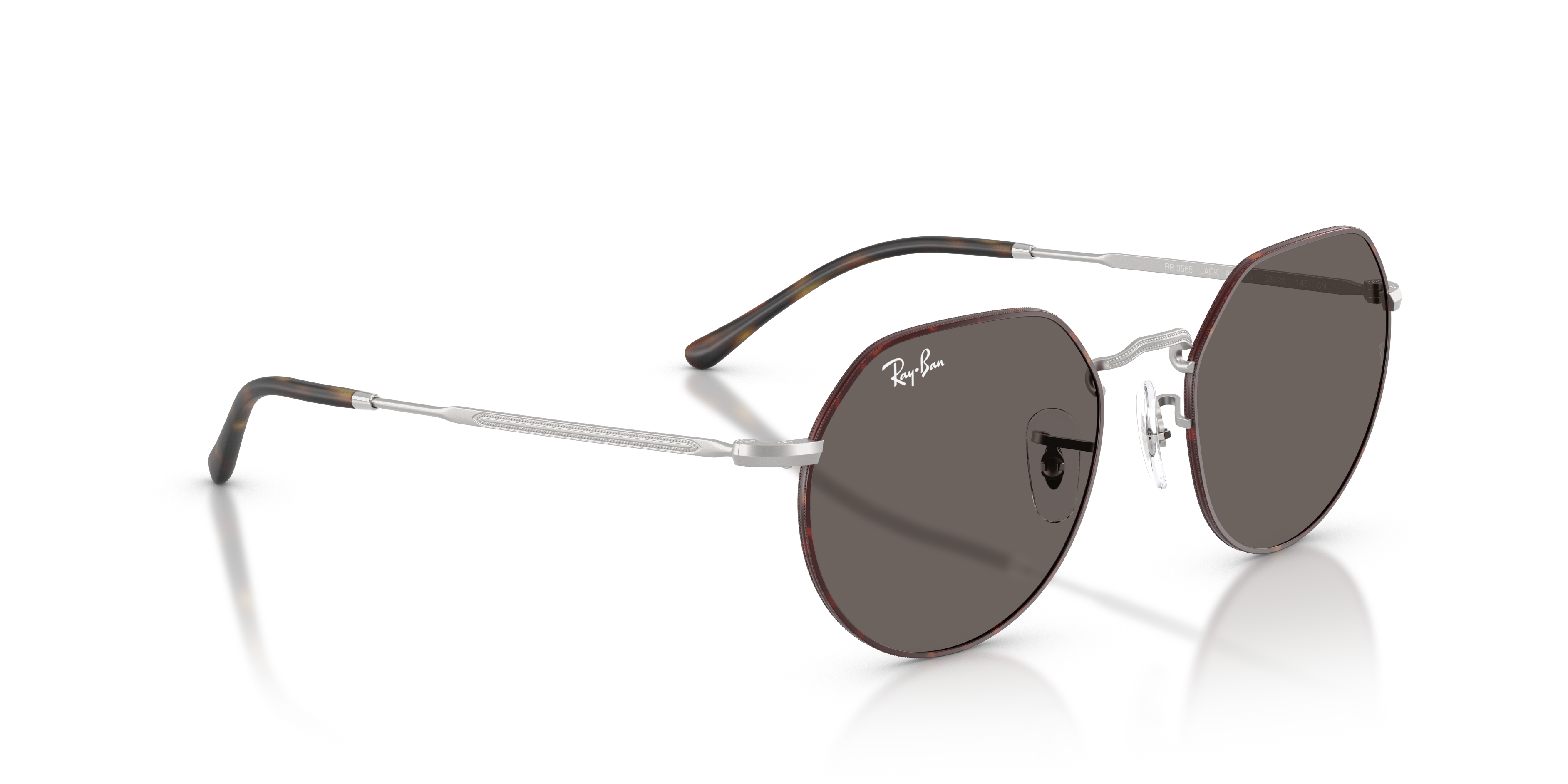 UNISEX SUNGLASSES RAY-BAN RB 3565 JACK 001/86 ARISTA CALIBER 51 