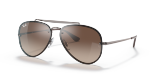 OCCHIALI DA SOLE UNISEX RAY-BAN RB 3584N BLAZE AVIATOR 001/19 ORO CALIBRO 58