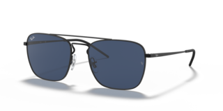 MEN'S SUNGLASSES RAY-BAN RB 3588 - 90548G GOLD TOP BLACK 