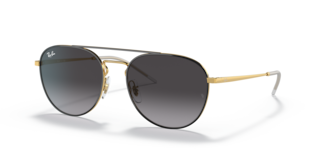 Acquista Occhiali da Sole Ray-Ban RB3589 Black On Gold Originali