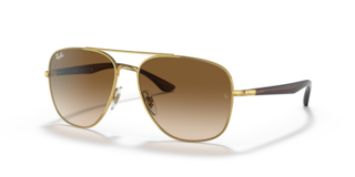 Ray-Ban RB3683 Arista Gold: Occhiali da Sole Unisex Originali