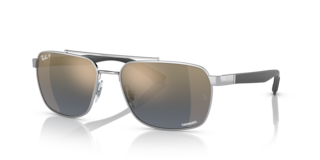 Occhiali da Sole Ray-Ban RB3701 Polarized Uomo Silver | Originali