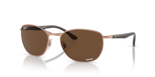 Occhiali da Sole Ray-Ban RB3702 Polarizzati Rose Gold | Originali