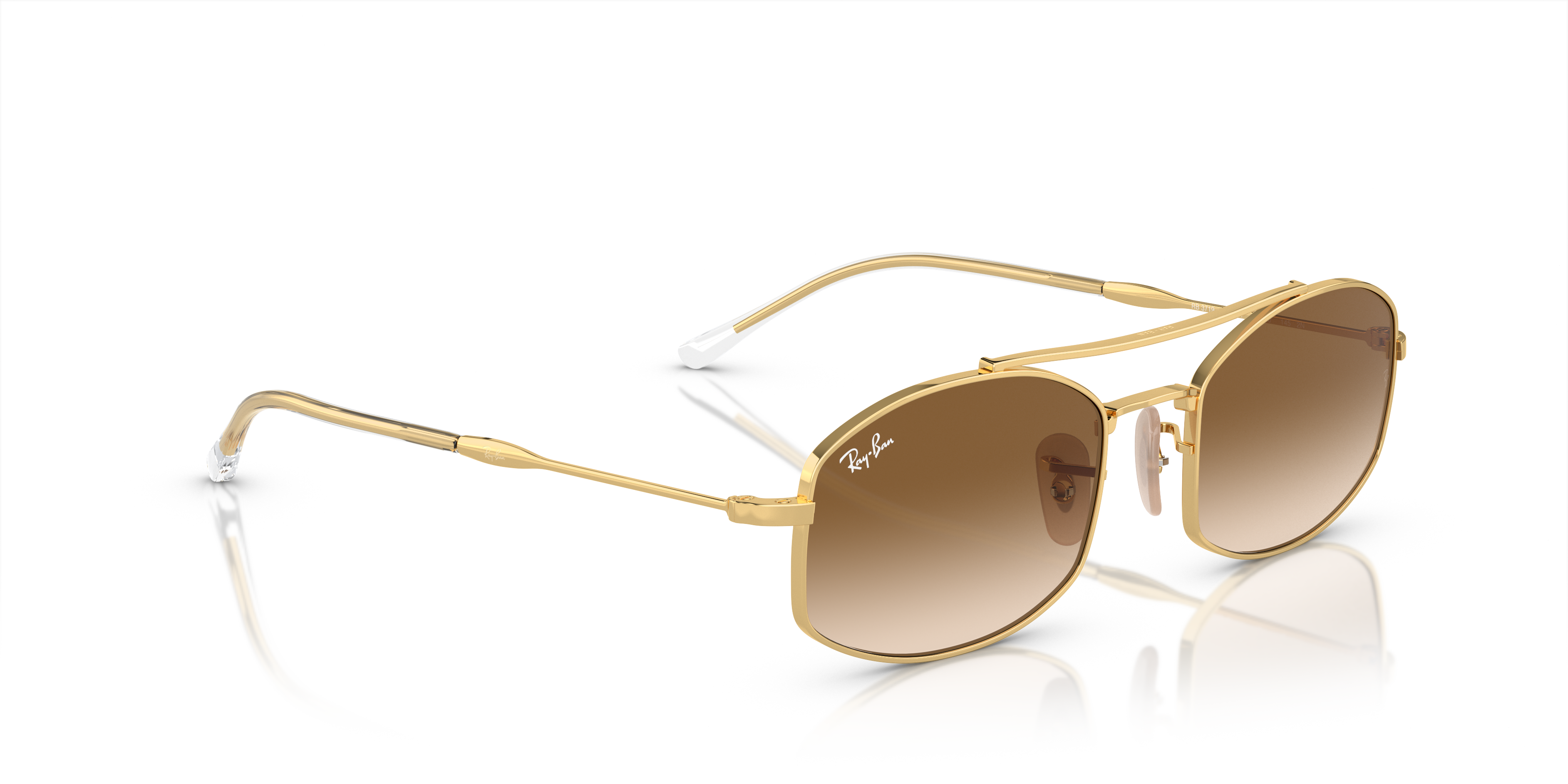 RAY-BAN RB 3719 - 001/31 GOLD | UNISEX CALIBER 51 SUNGLASSES 