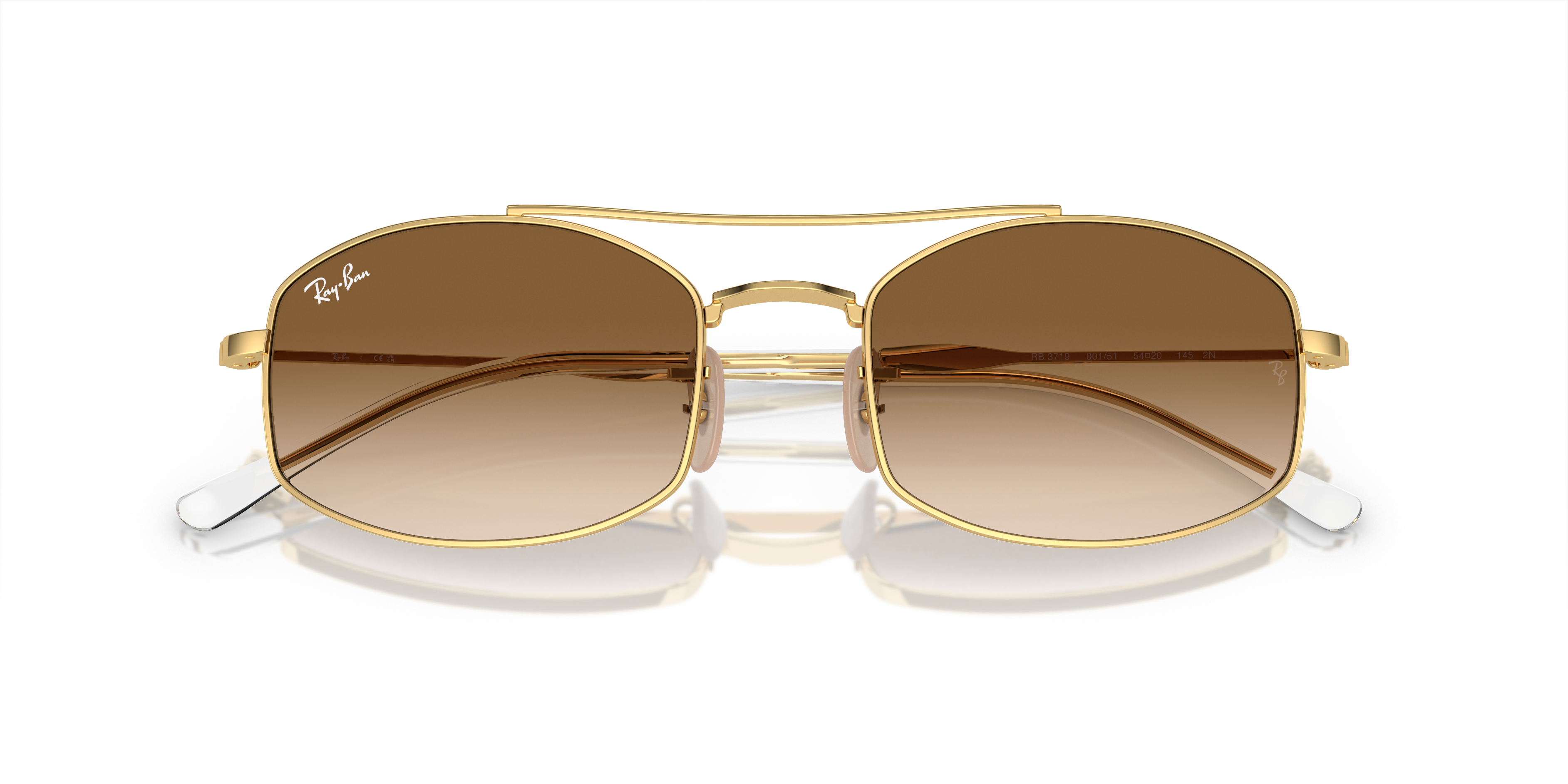 RAY-BAN RB 3719 - 001/31 GOLD | UNISEX CALIBER 51 SUNGLASSES 