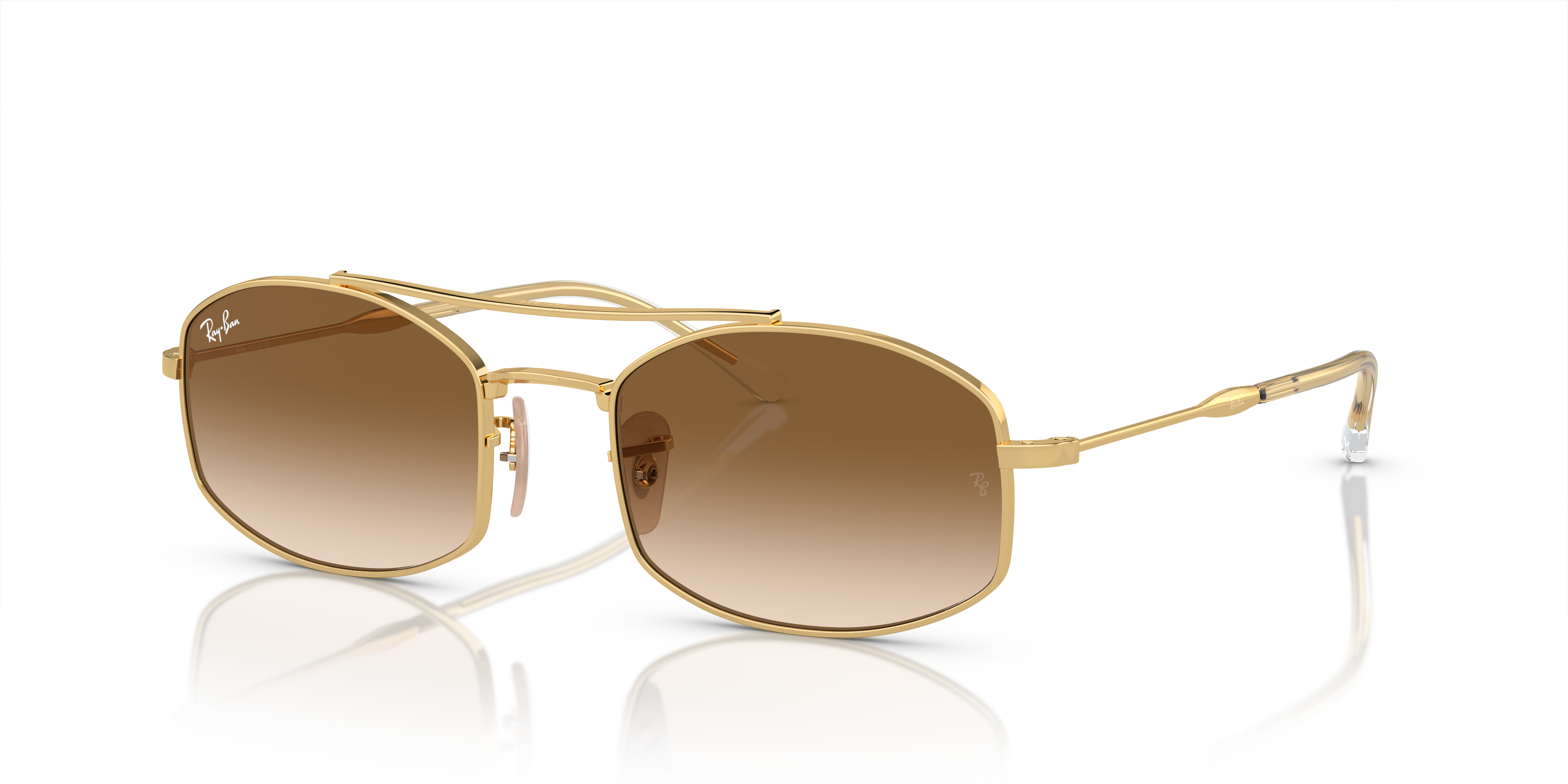 RAY-BAN RB 3719 - 001/31 GOLD | UNISEX CALIBER 51 SUNGLASSES 