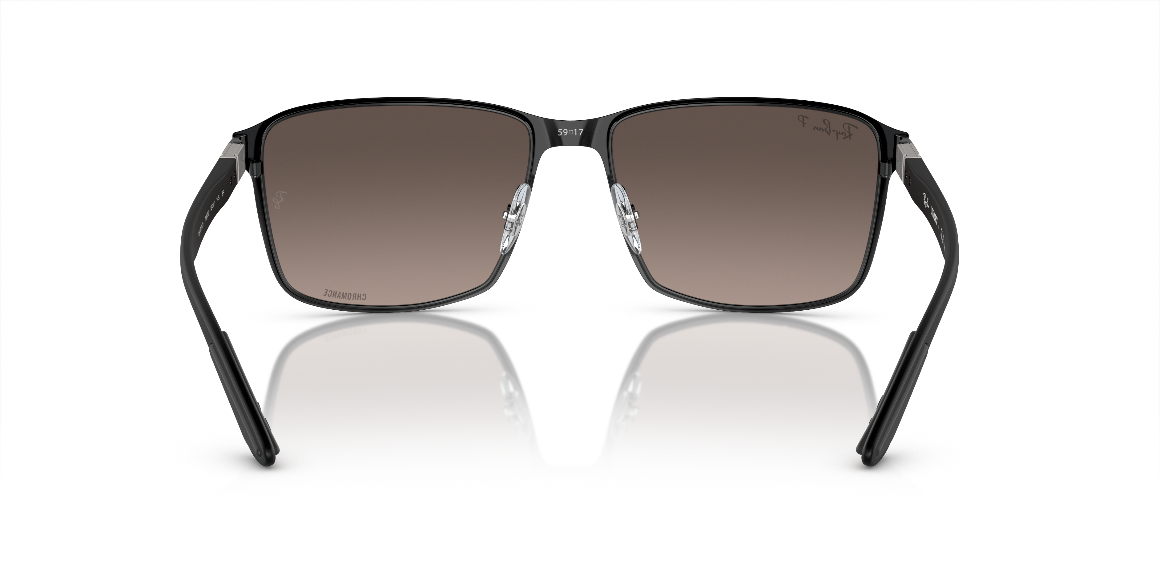 RAY-BAN RB 3721CH - 186/5J BLACK ON BLACK | UNISEX SUNGLASSES 
