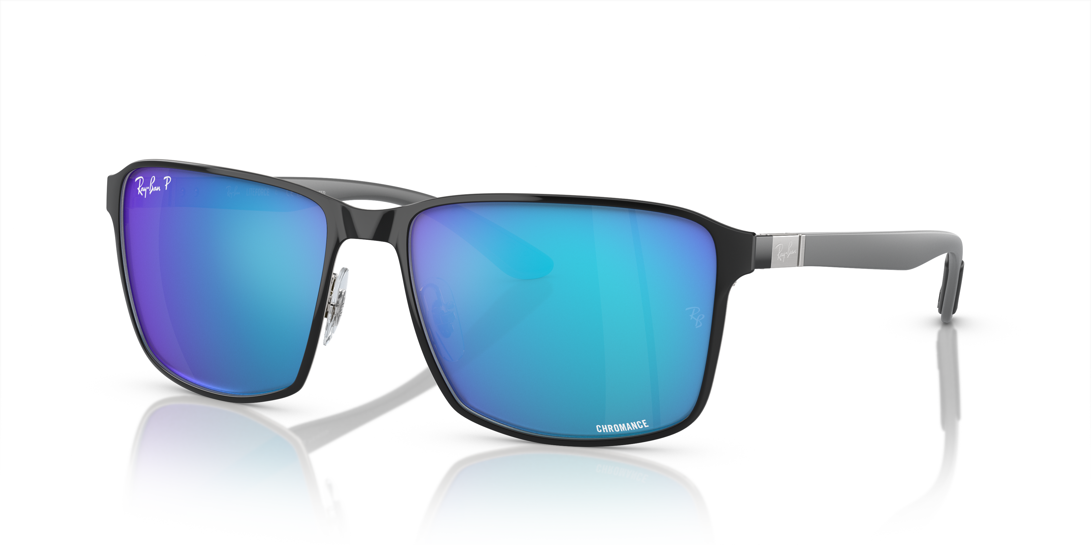RAY-BAN RB 3721CH - 186/5J BLACK ON BLACK | UNISEX SUNGLASSES 
