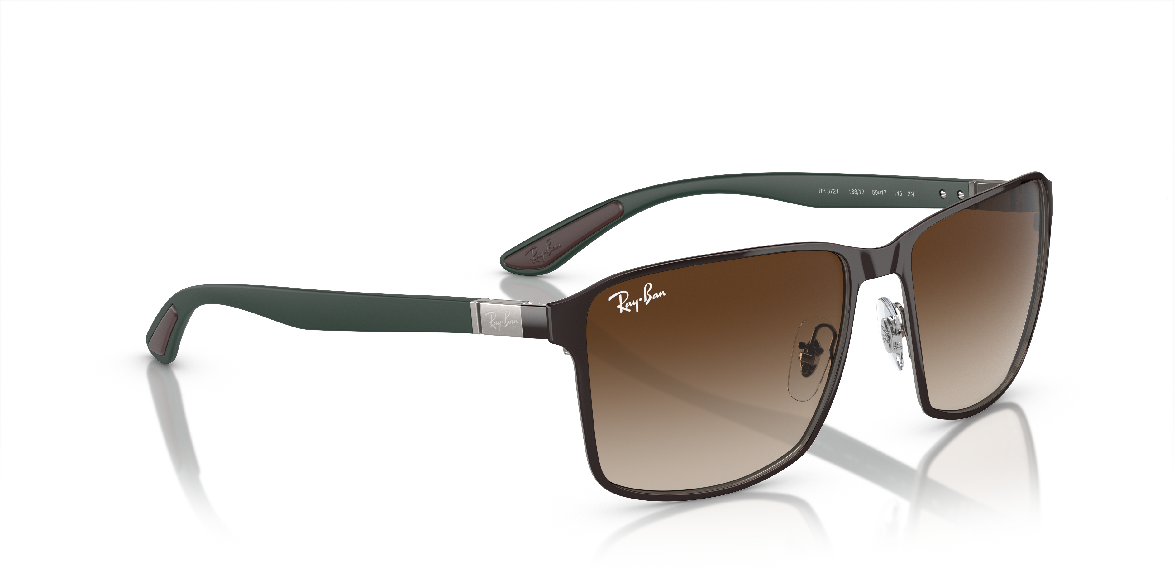 Occhiali da Sole Ray-Ban RB3721 Neri | Modello Black On Black Unisex