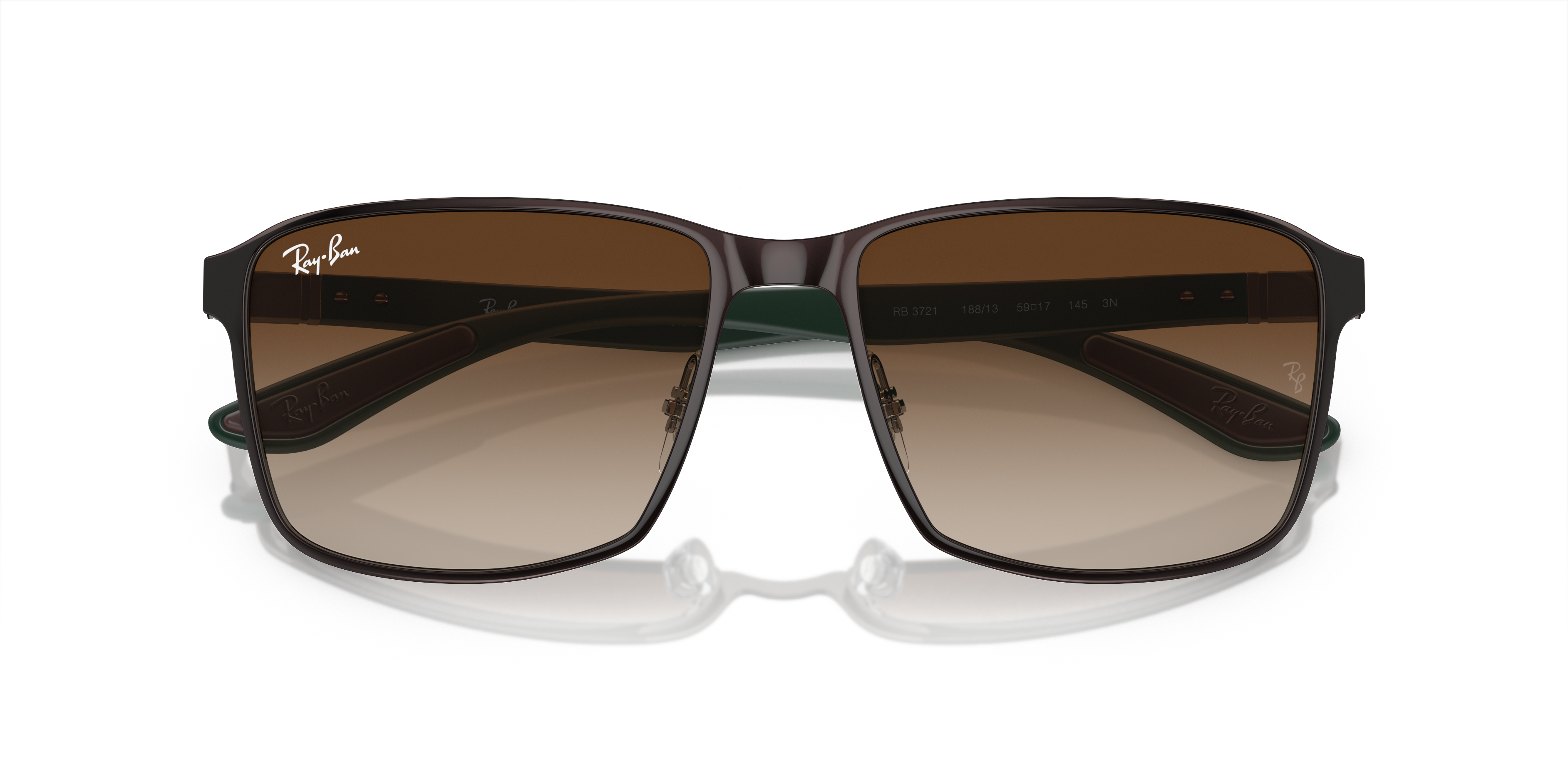 Occhiali da Sole Ray-Ban RB3721 Neri | Modello Black On Black Unisex