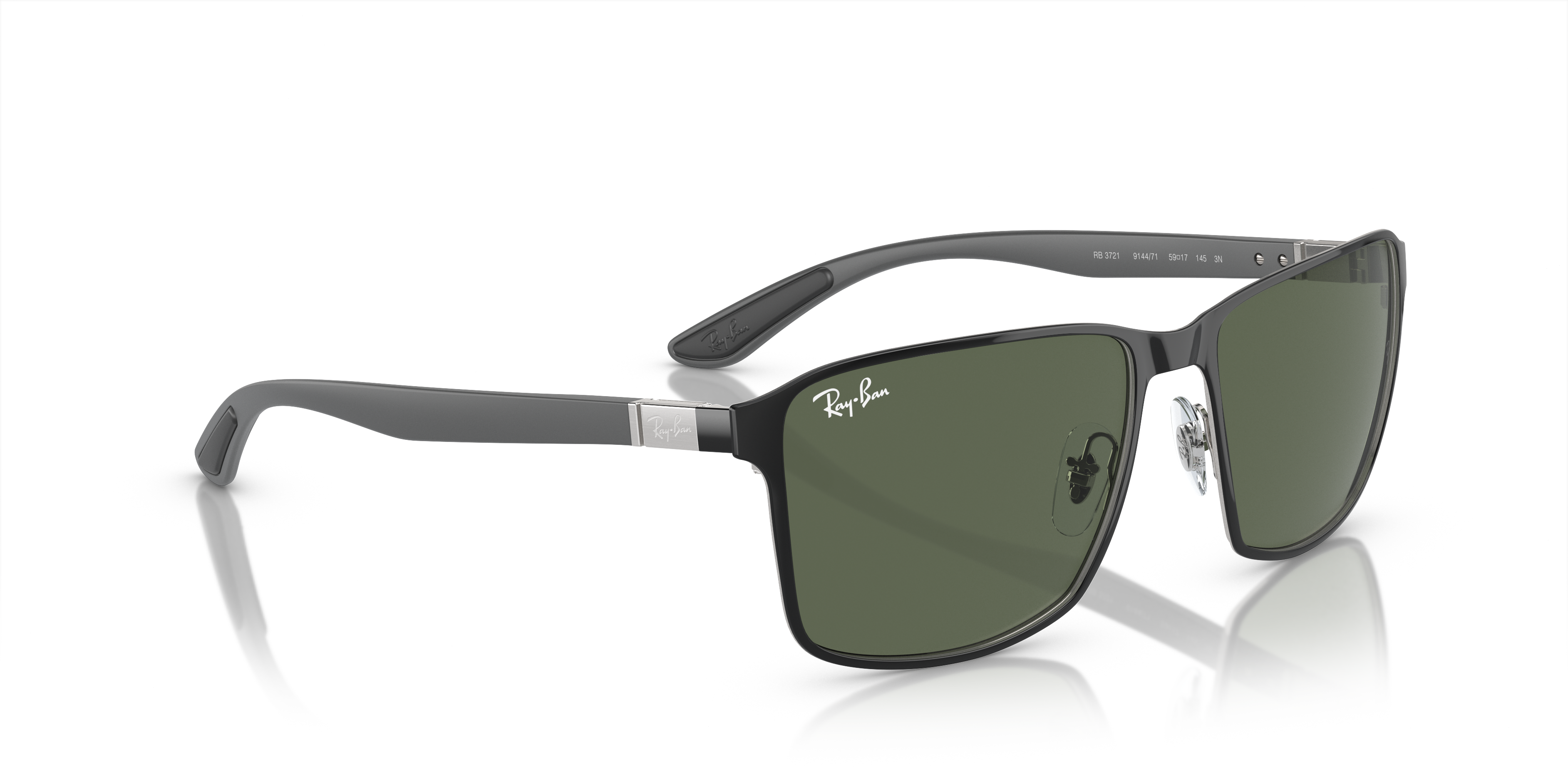 Occhiali da Sole Ray-Ban RB3721 Neri | Modello Black On Black Unisex
