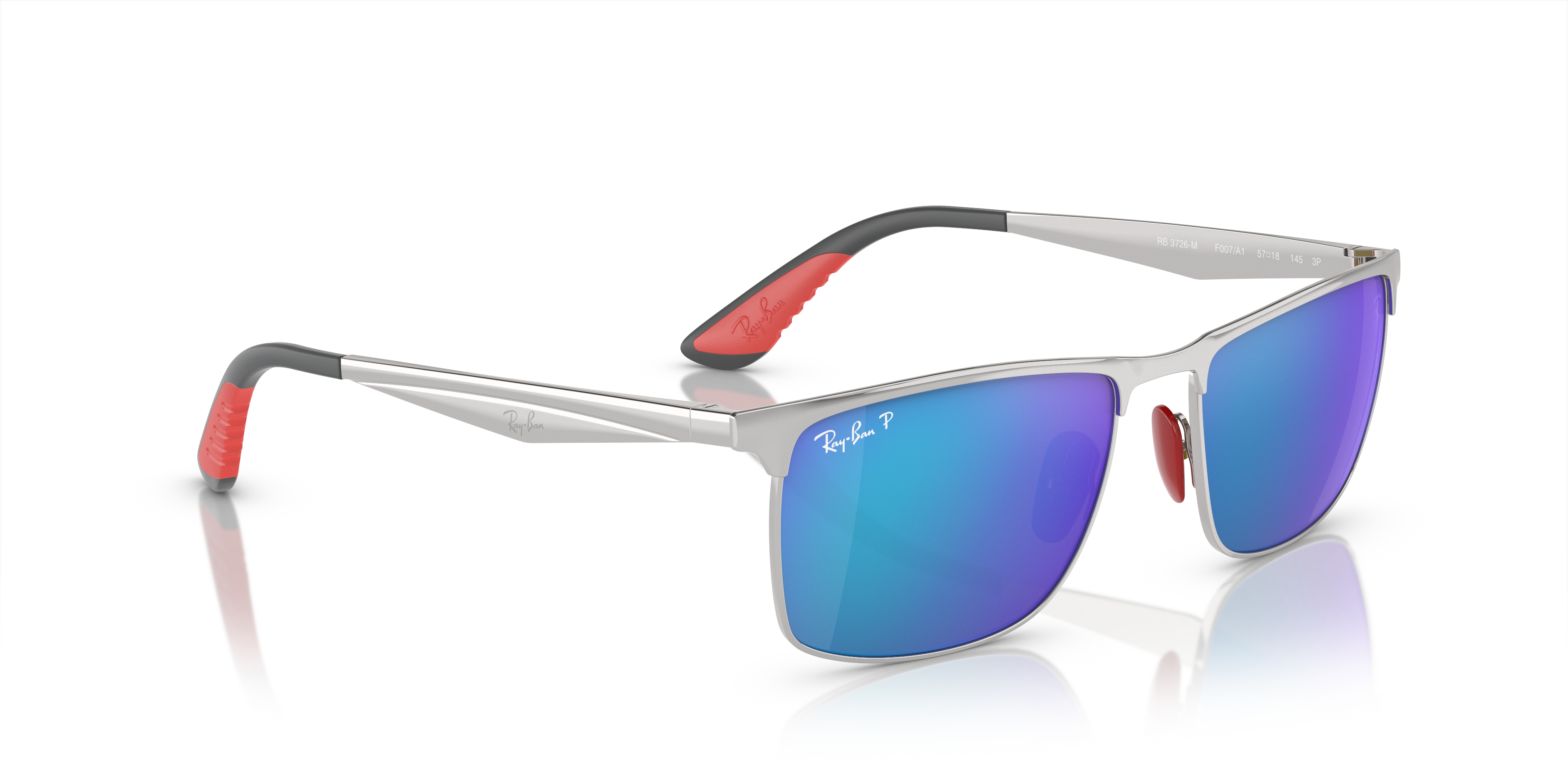 RAY-BAN RB 3726M - F007A1 SILVER | UNISEX SUNGLASSES 