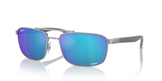 Occhiali da sole Ray-Ban RB3737CH polarizzati Gunmetal unisex