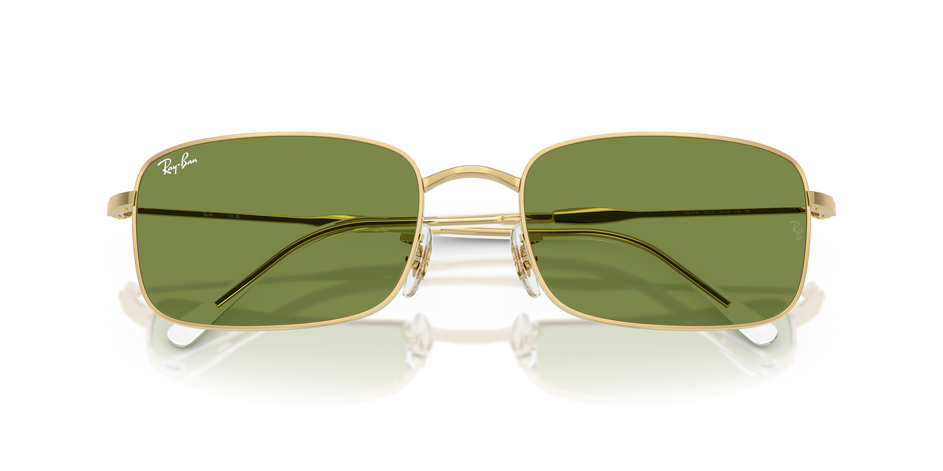 Occhiali da Sole Ray-Ban RB3746 Arista Gold Unisex Originali
