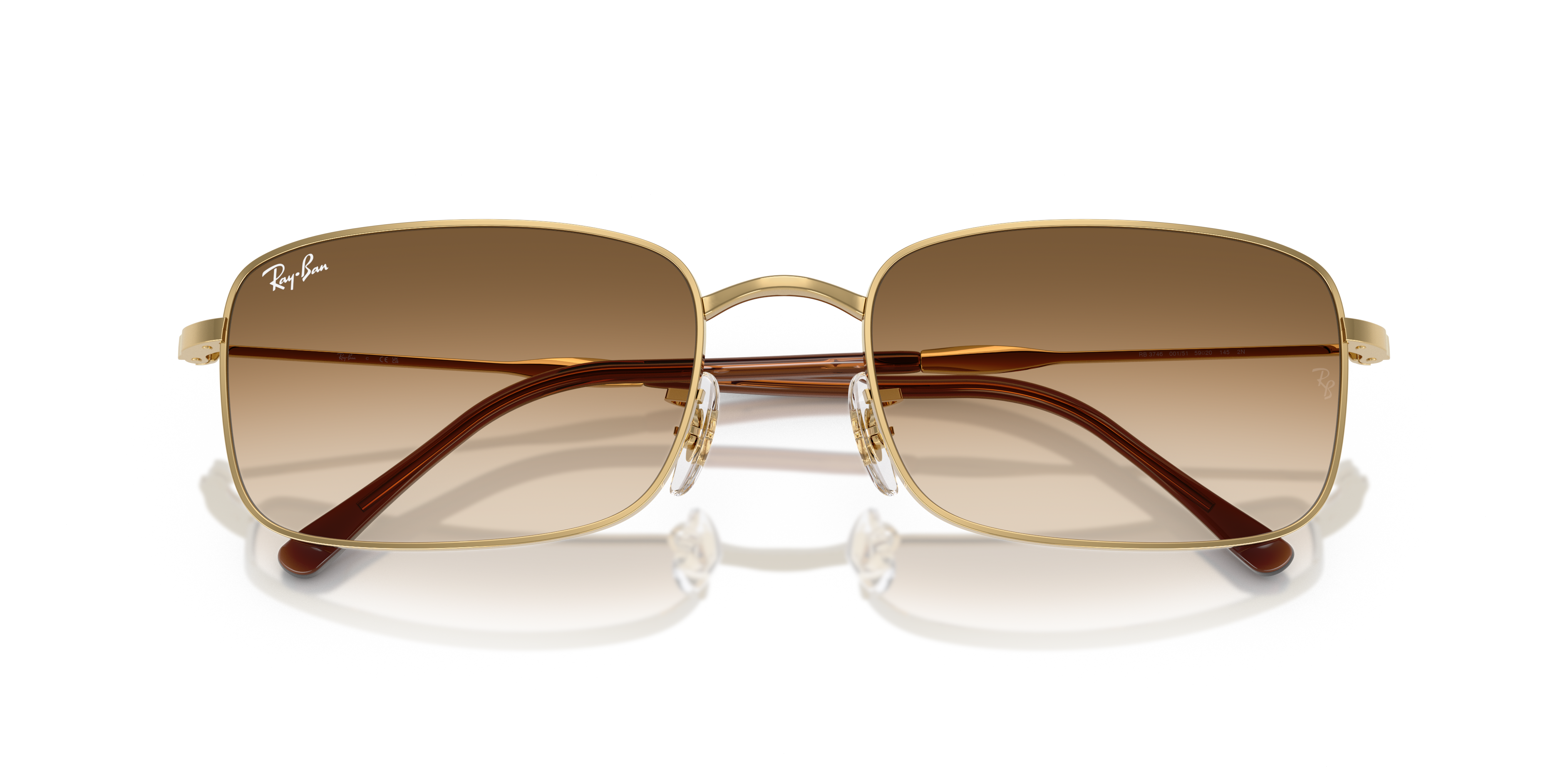Occhiali da Sole Ray-Ban RB3746 Arista Gold Unisex Originali