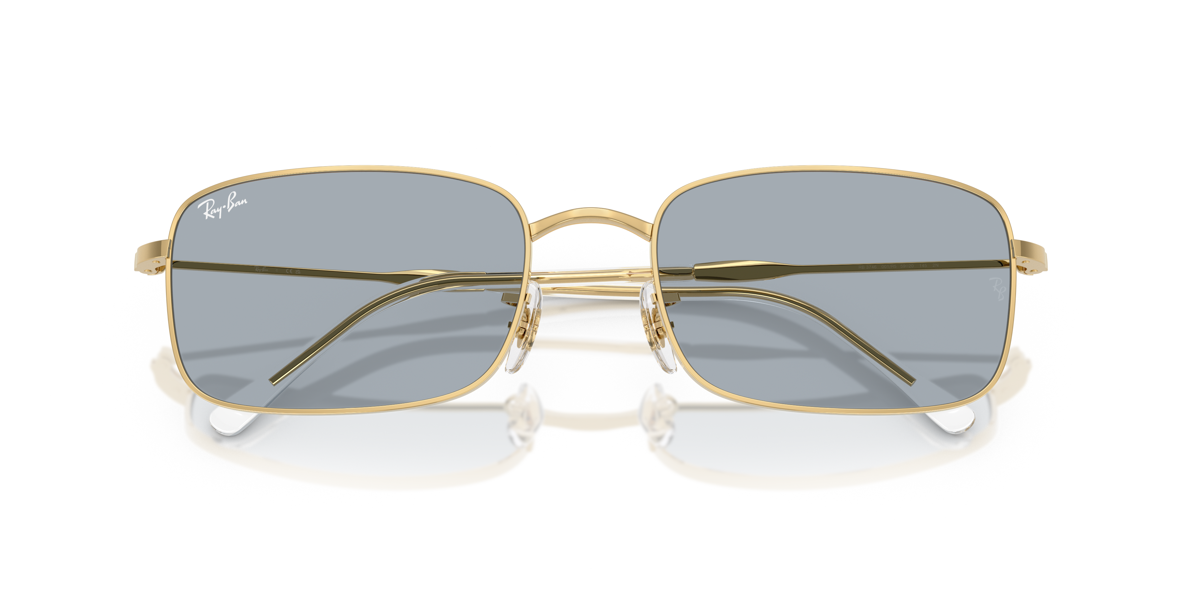 Occhiali da Sole Ray-Ban RB3746 Arista Gold Unisex Originali