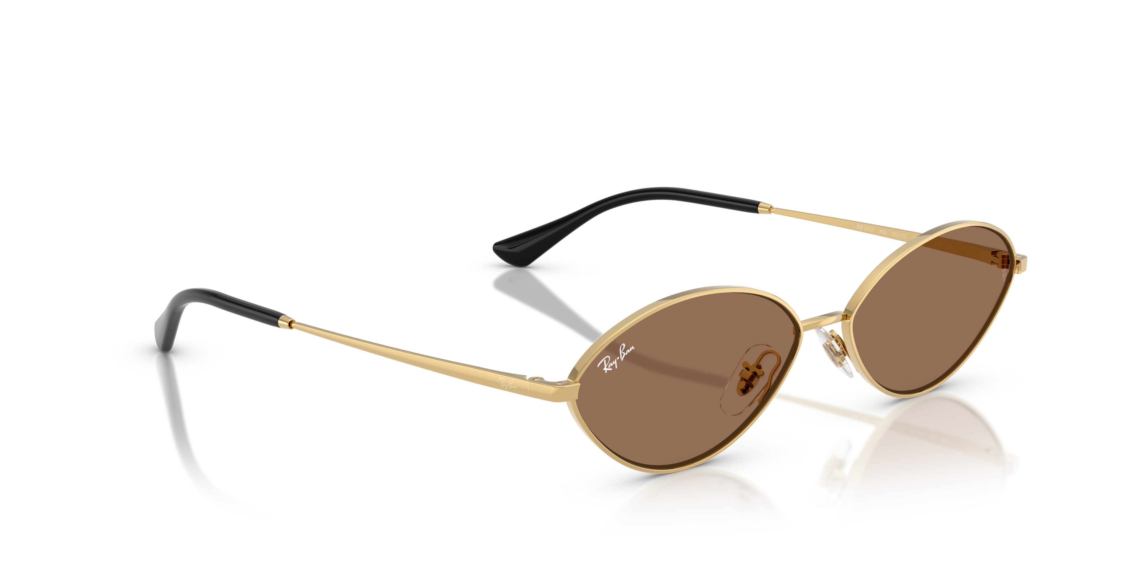 Occhiali da sole Ray-Ban KAI Gold 0RB3757 Unisex Originali