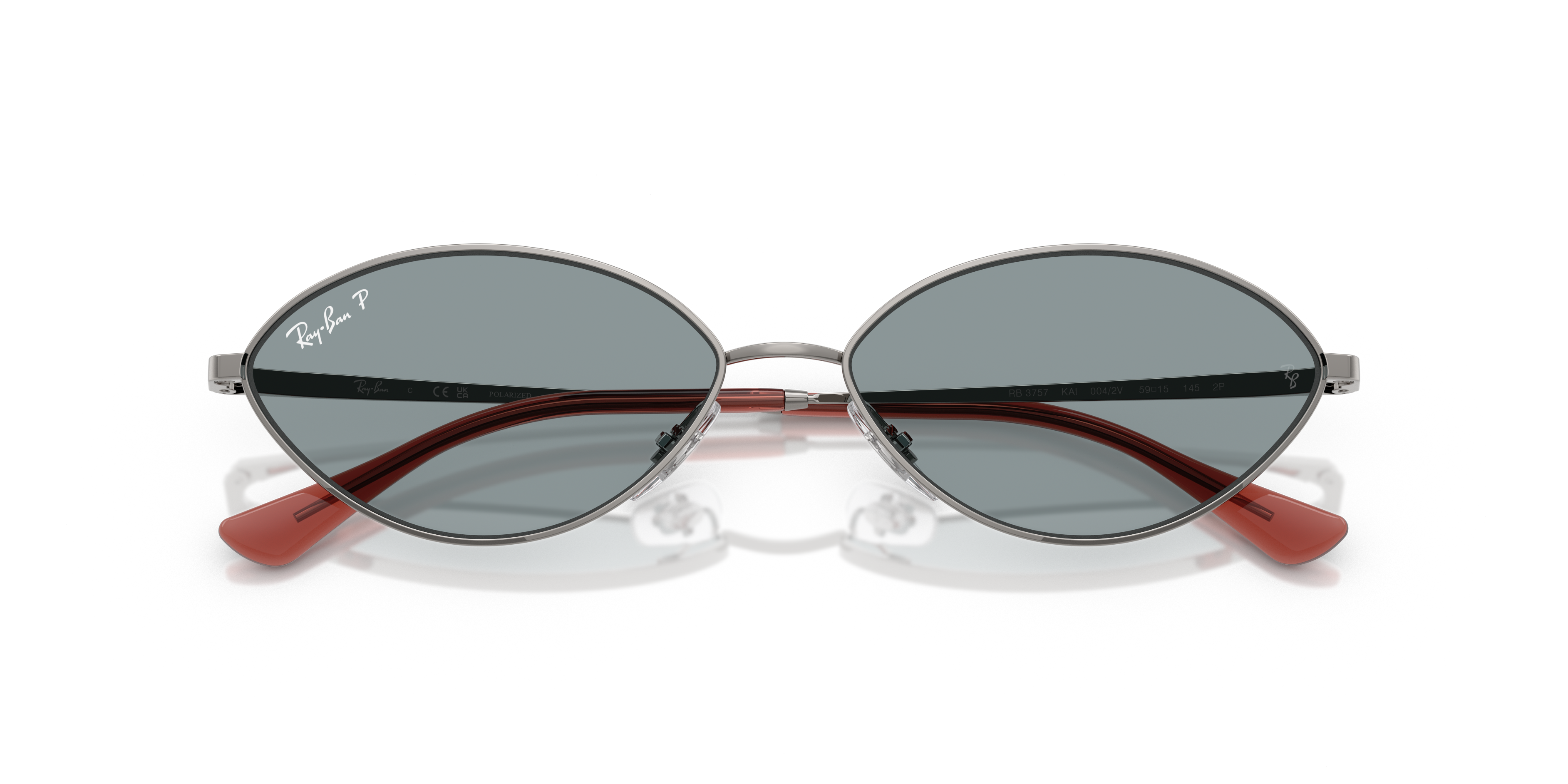 Occhiali da sole Ray-Ban KAI Gold 0RB3757 Unisex Originali