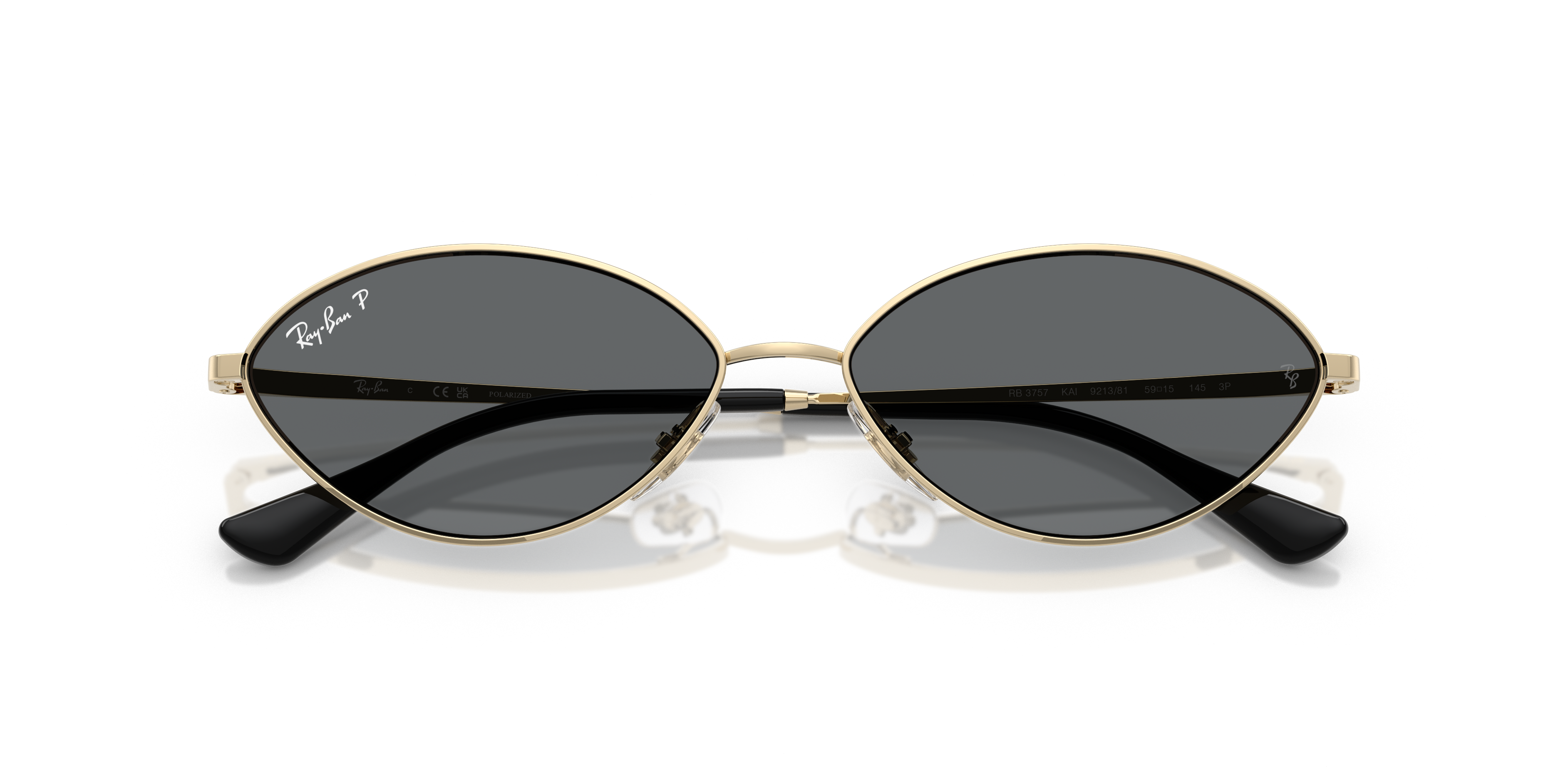 Occhiali da sole Ray-Ban KAI Gold 0RB3757 Unisex Originali