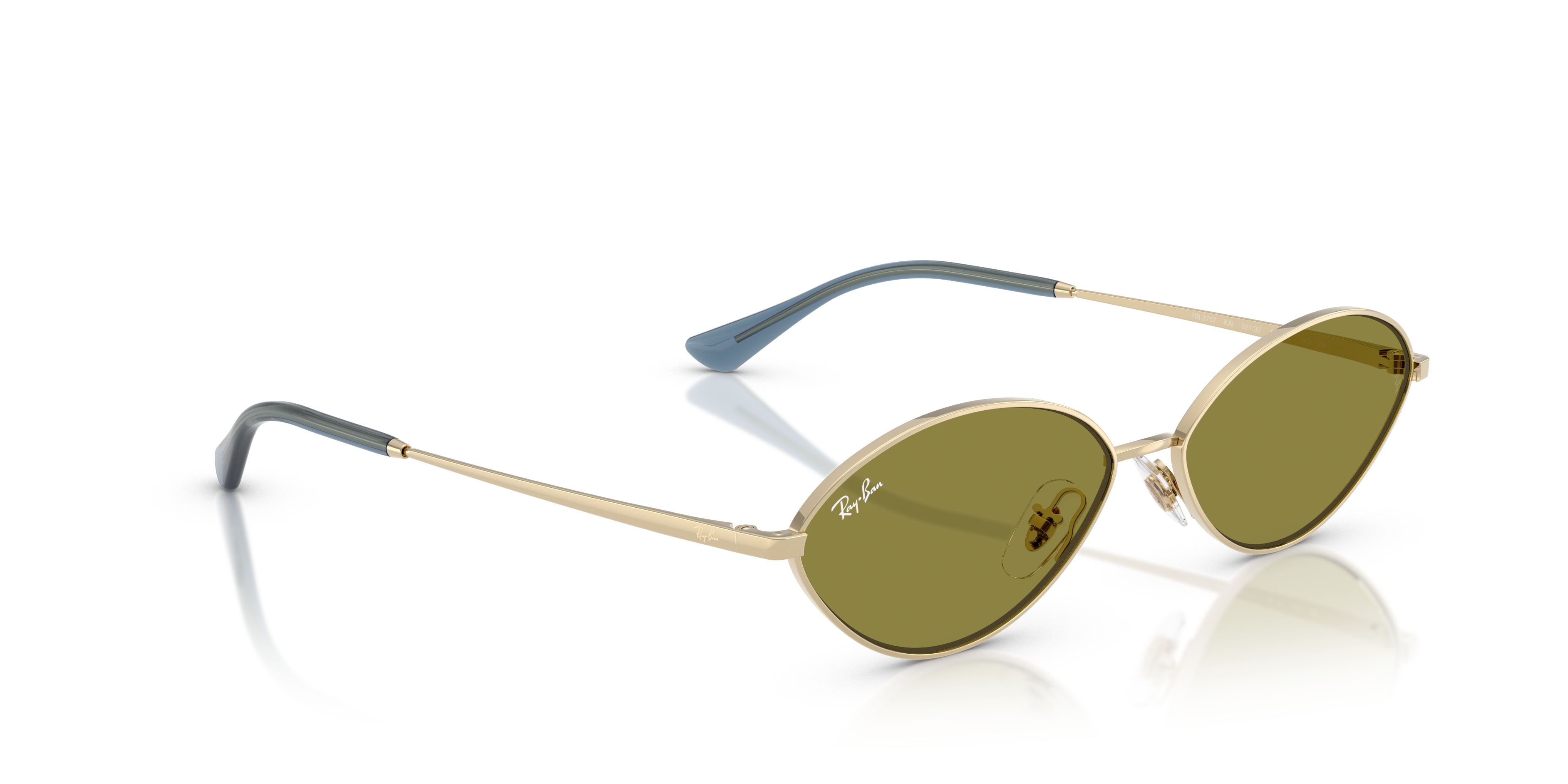 Occhiali da sole Ray-Ban KAI Gold 0RB3757 Unisex Originali