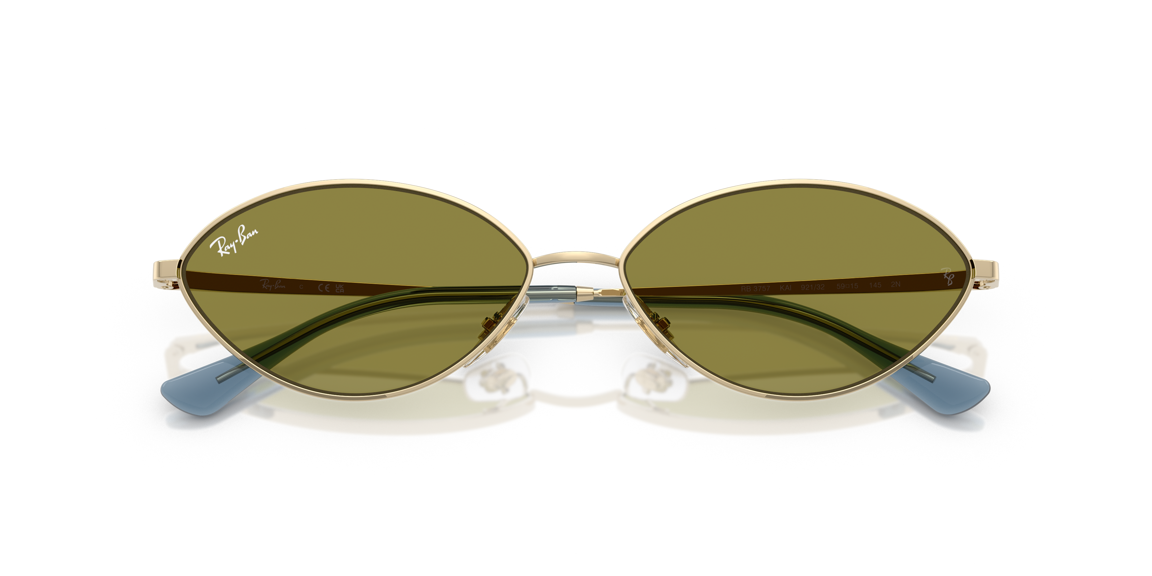 Occhiali da sole Ray-Ban KAI Gold 0RB3757 Unisex Originali